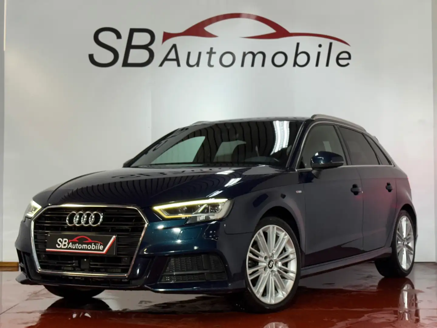 Audi A3 2.0 Tdi s-tronic / 3x Sline / COCKPIT / GARANTIE / Bleu - 1
