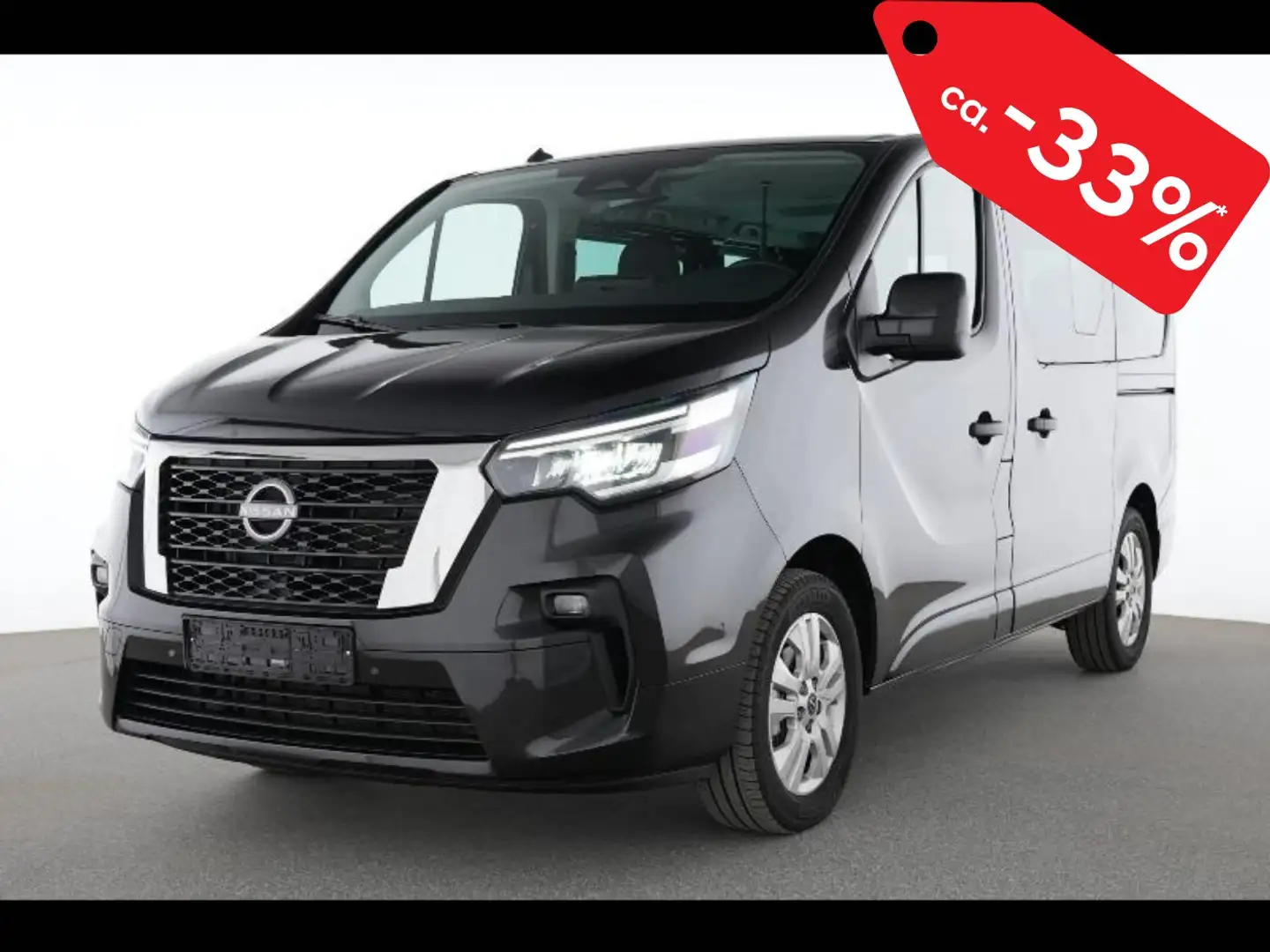 Nissan Primastar Kombi L1H1 2.8t Tekna 8Site/LED/Navi Noir - 1