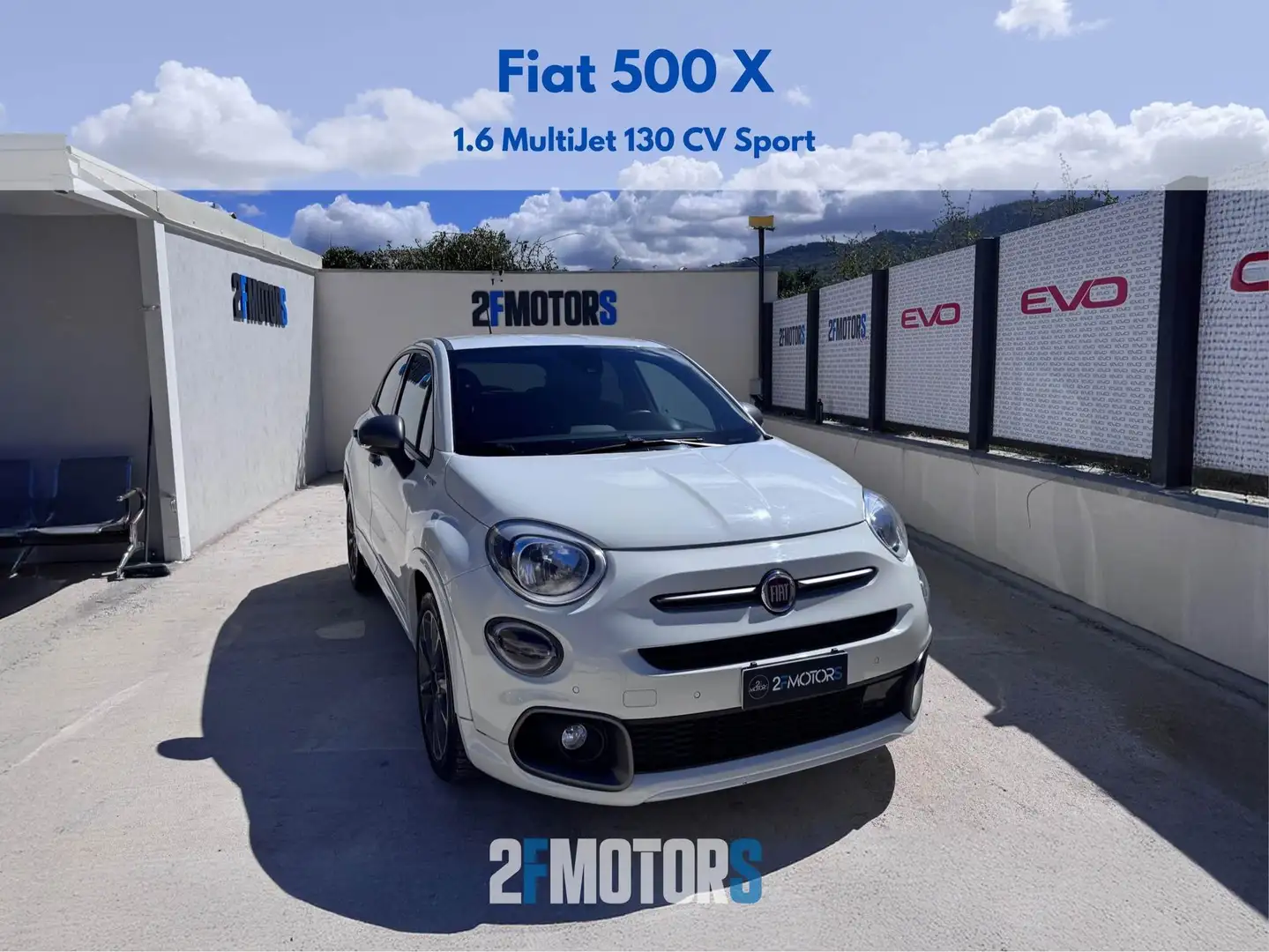 Fiat 500X 1.6 mjt Sport 130cv Bianco - 1