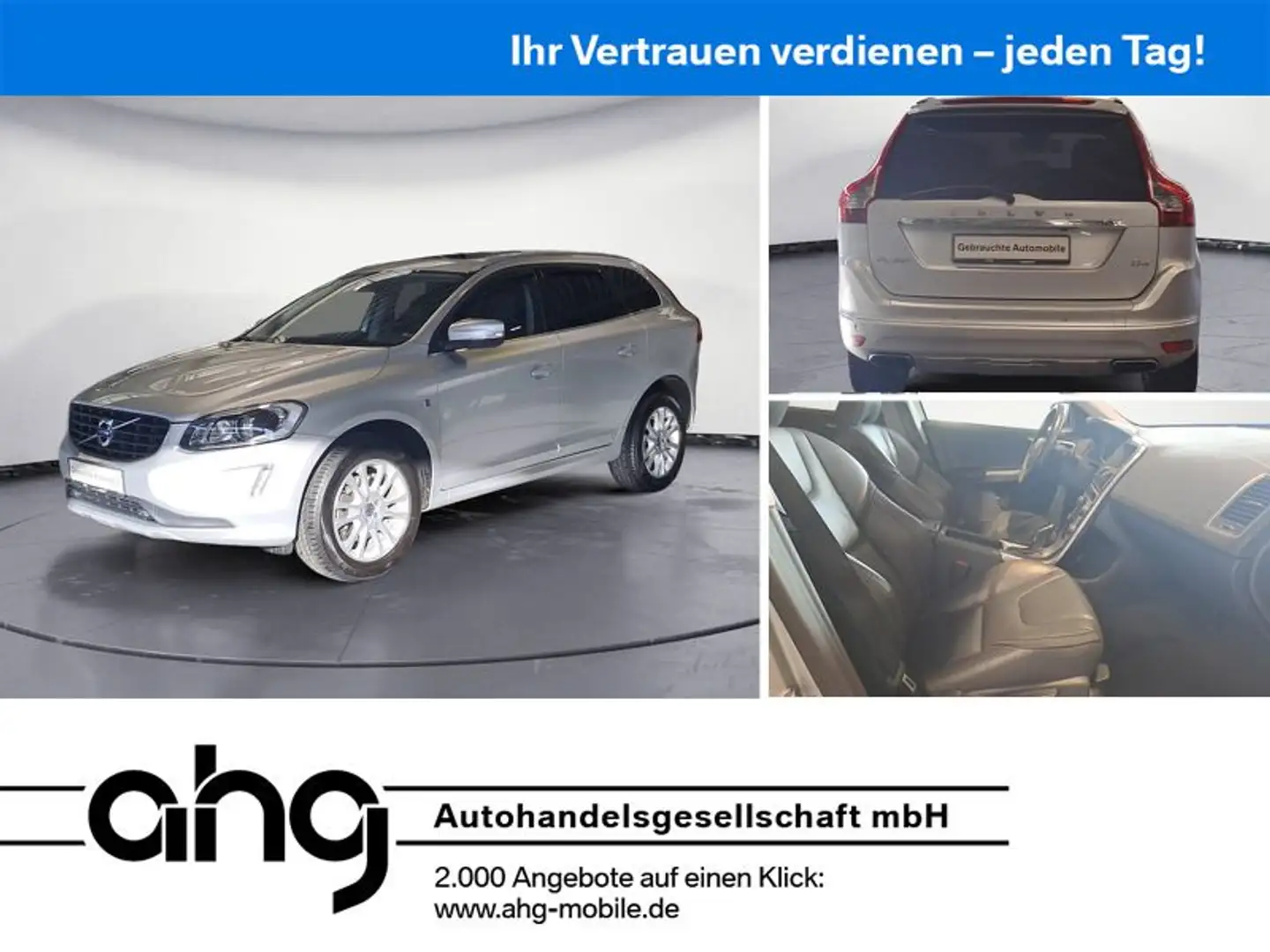 Volvo XC60 D4 Ocean Race Geartronic AHK Glasdach Xenon Plateado - 1