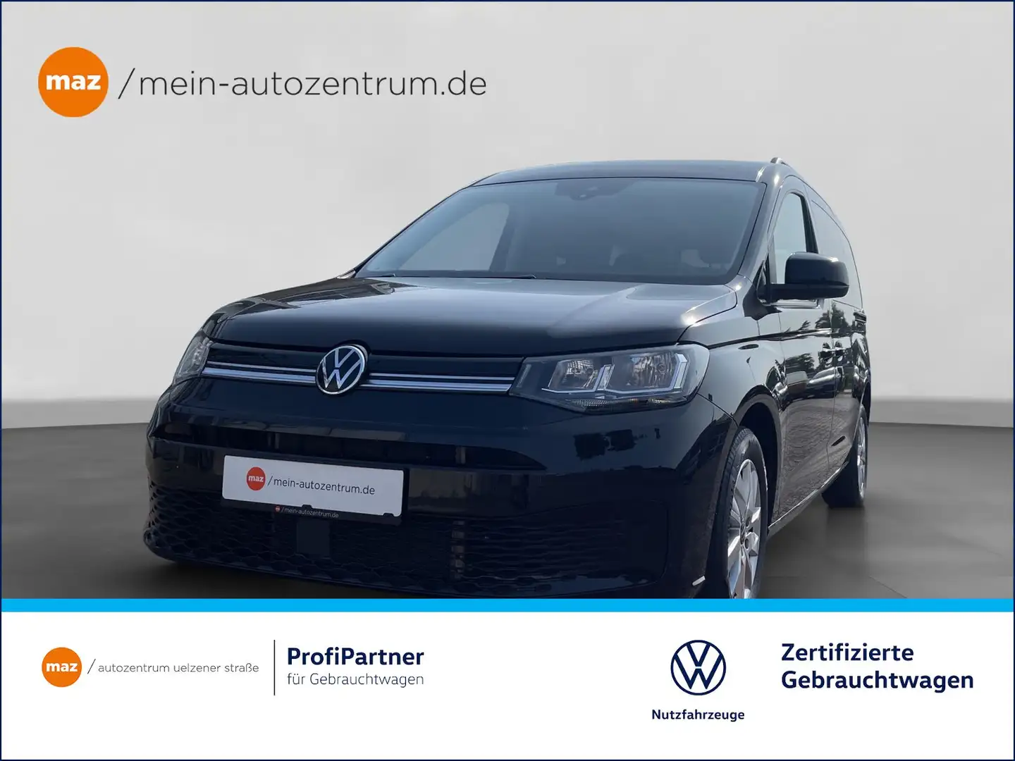 Volkswagen Caddy Maxi 2.0 TDI Life Alu AHK 7-Sitze Navi ACC P Schwarz - 1