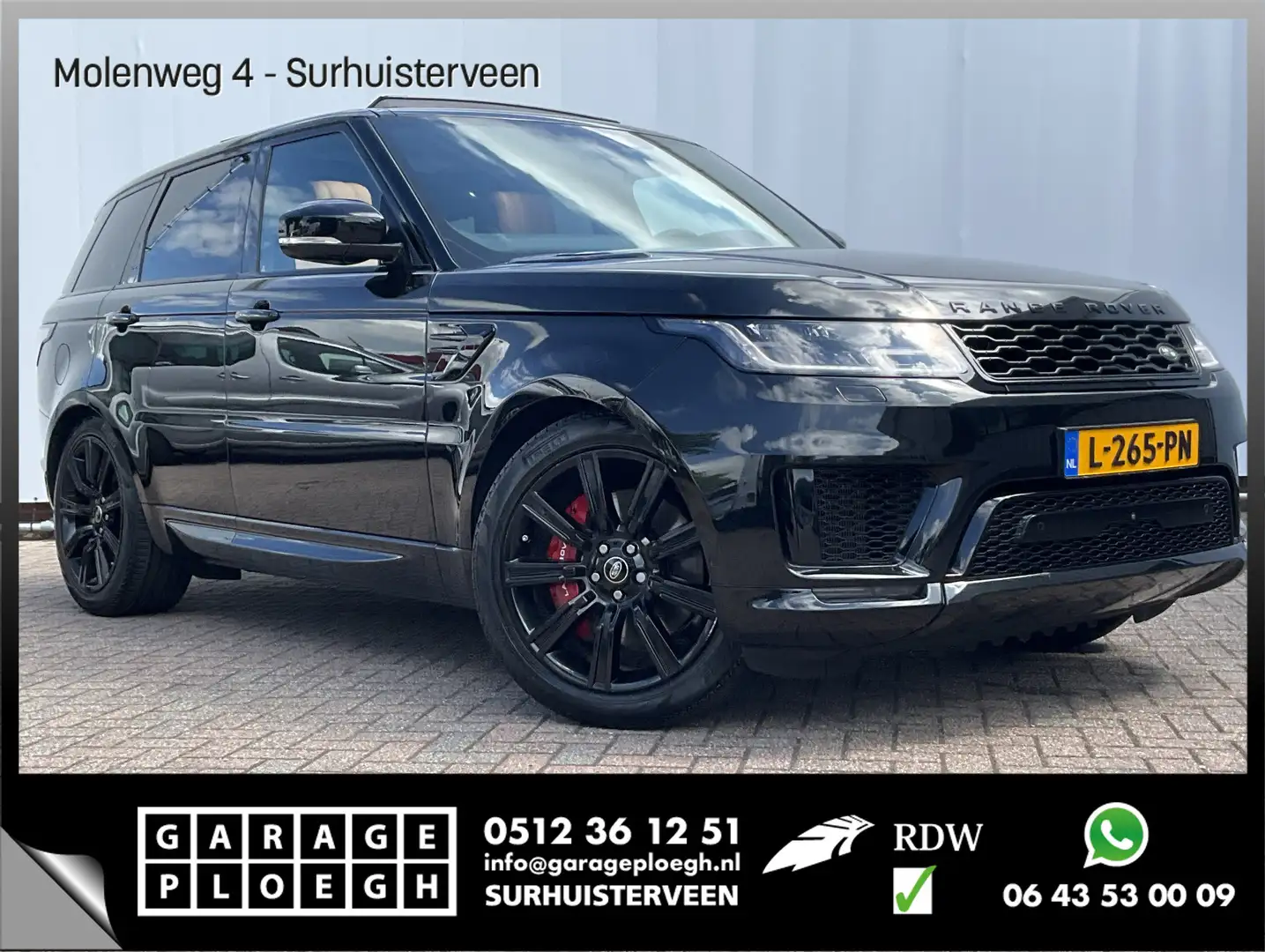 Land Rover Range Rover Sport P400e Limited Edition Pano.Dak Matrix Meridian HUD Schwarz - 1