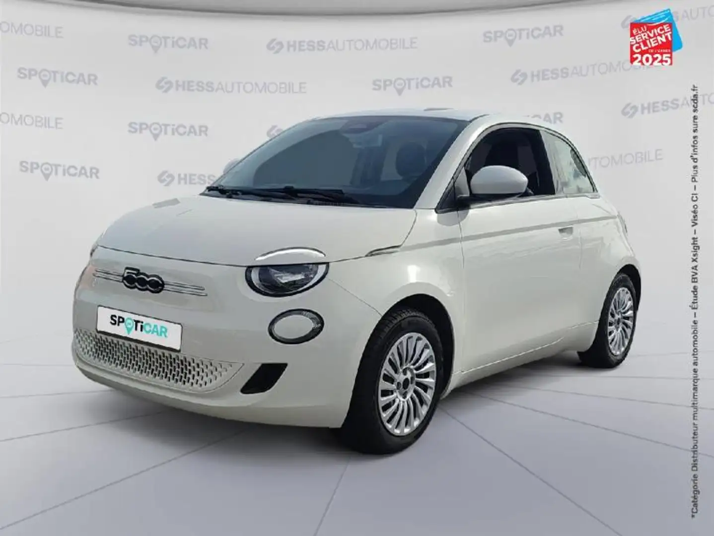 Fiat 500e e 95ch Action Blanc - 1
