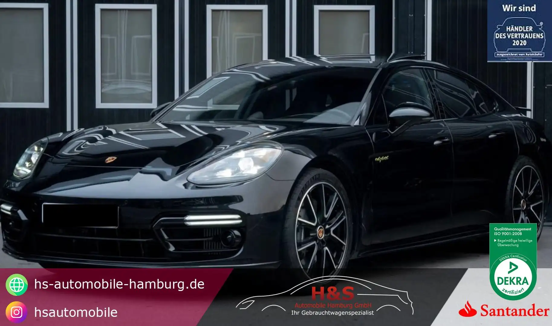Porsche Panamera 4 E-Hybrid Platinum Edition Schwarz - 1