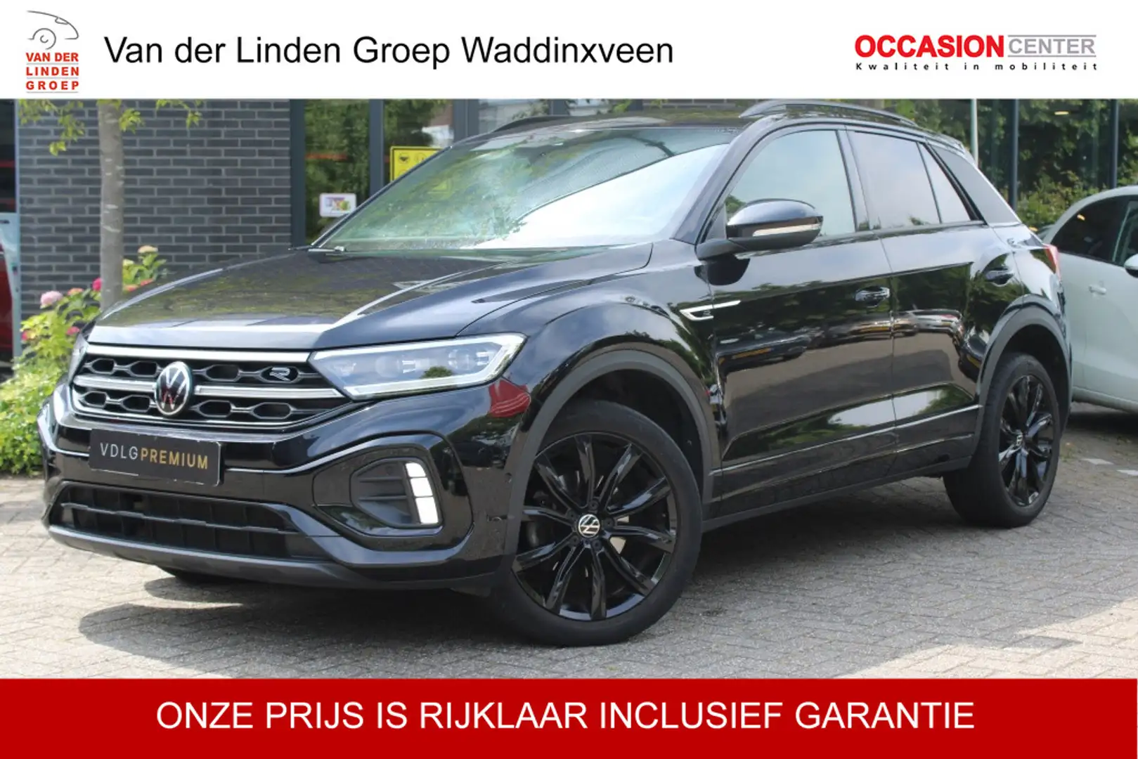 Volkswagen T-Roc 1.5 TSI R-Line DSG Black Style Virtual/Navi/18"/Ca Zwart - 1