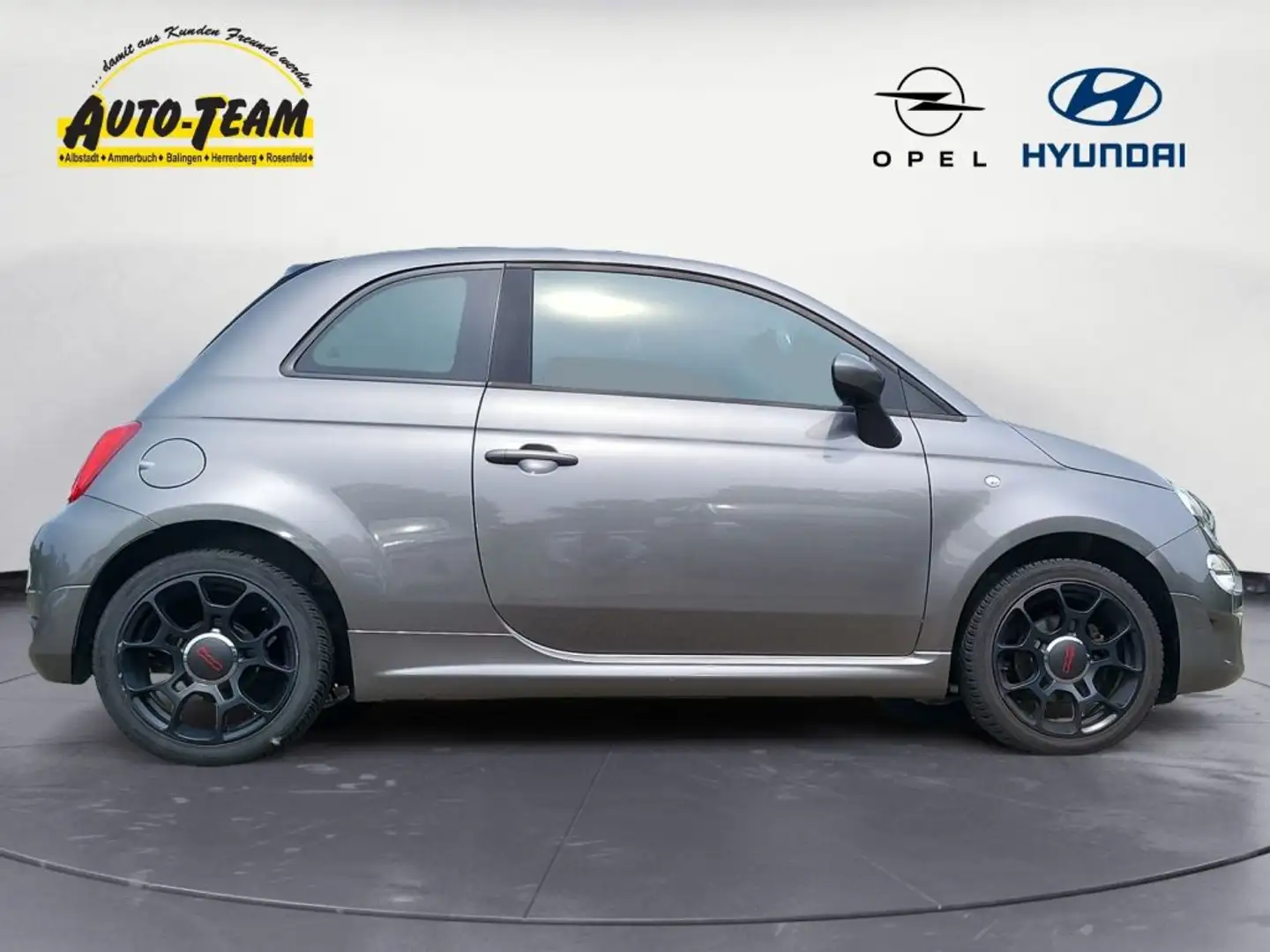 Fiat 500 C 1.2 8V S Gris - 2