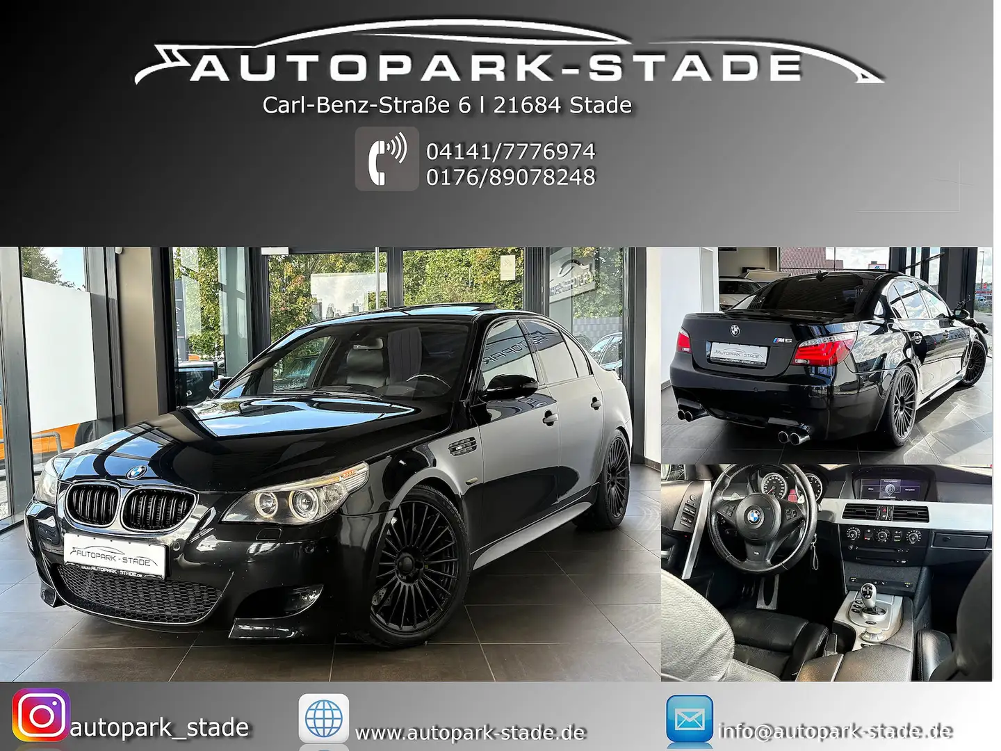 BMW M5 SMG V10 HUD GSD Xenon NaviProf. Alarm Memory Noir - 1