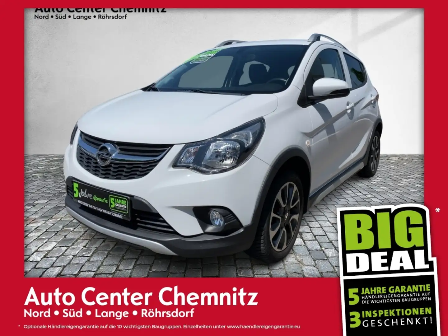 Opel Karl Rocks 1.0 IntelliLink/SHZ/LHZ/PDC/Alu Alb - 1