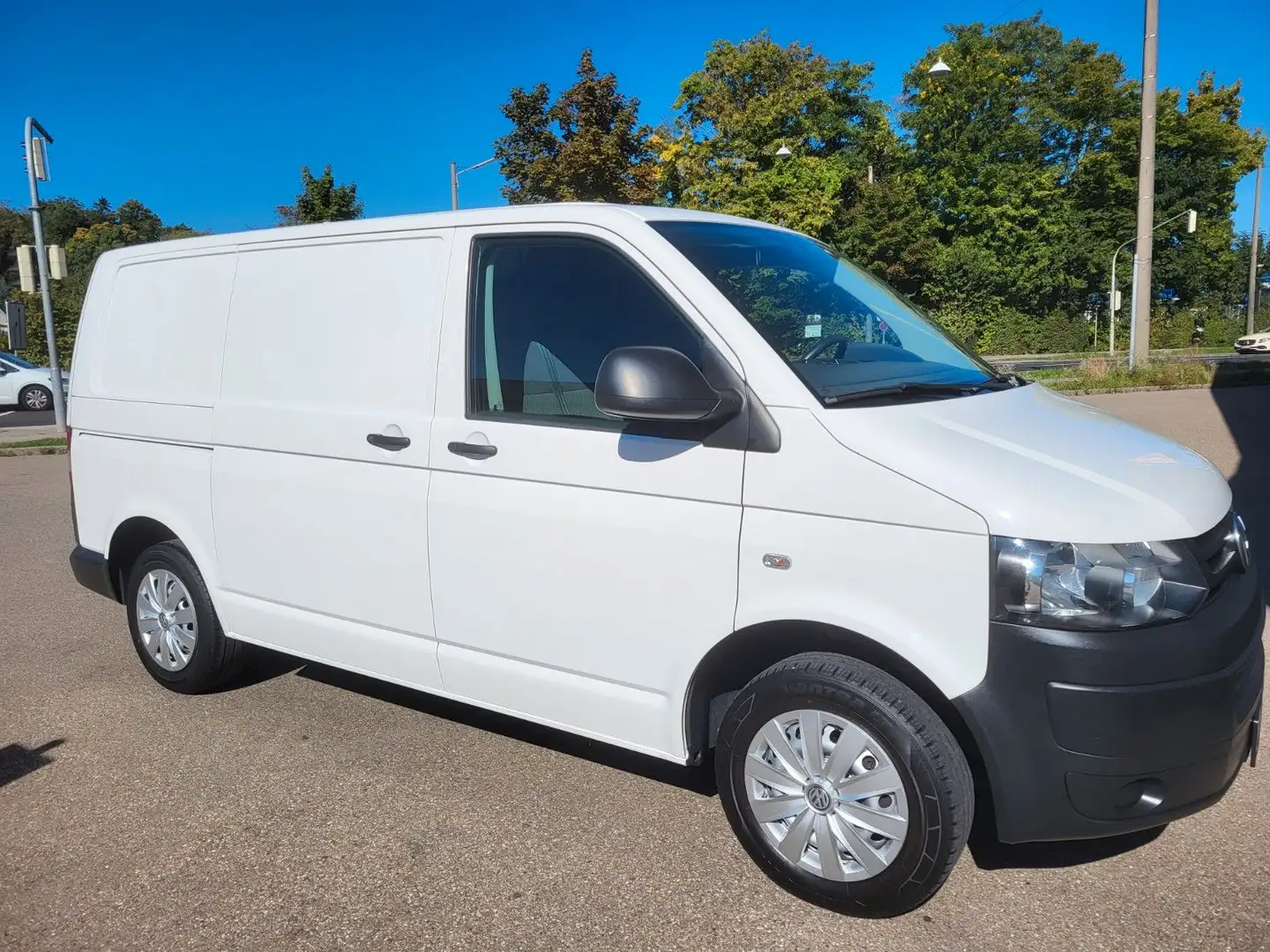 Volkswagen T5 Transporter Kasten 1 Hand Heckscheibe Klima Weiß - 2