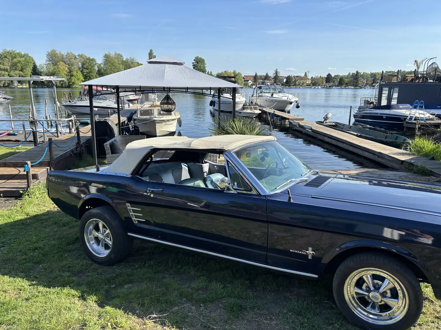 Ford Mustang Niebieski - 1
