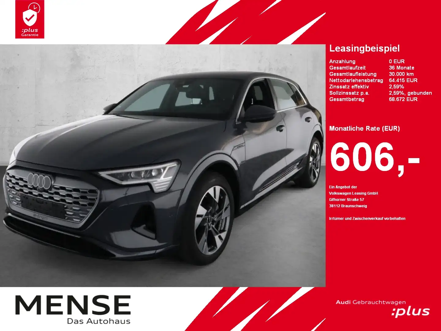 Audi Q8 e-tron 55  quattro advanced |Matrix|Luft|LED Gris - 1