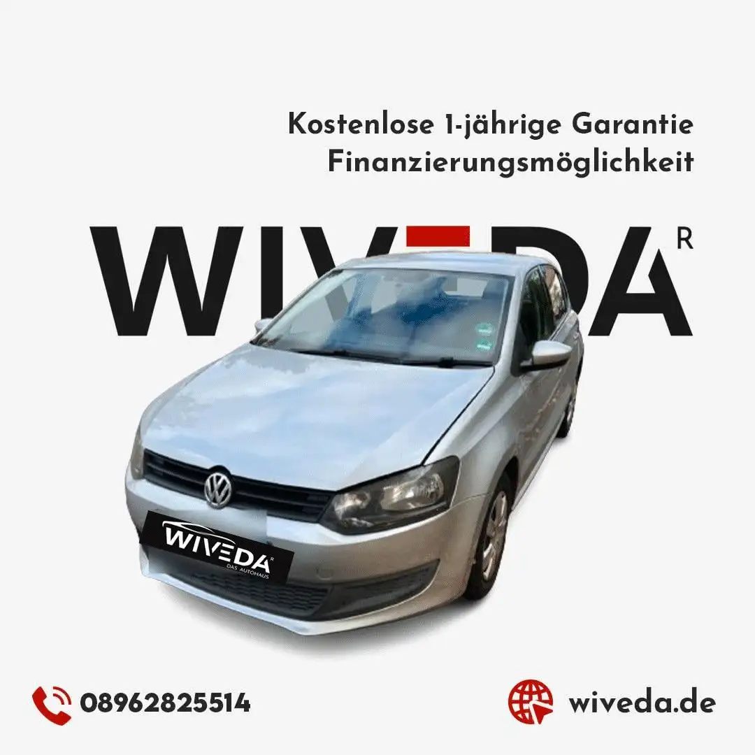 Volkswagen Polo V Trendline 1.2 KLIMA~69000KM~EURO5 Argent - 1