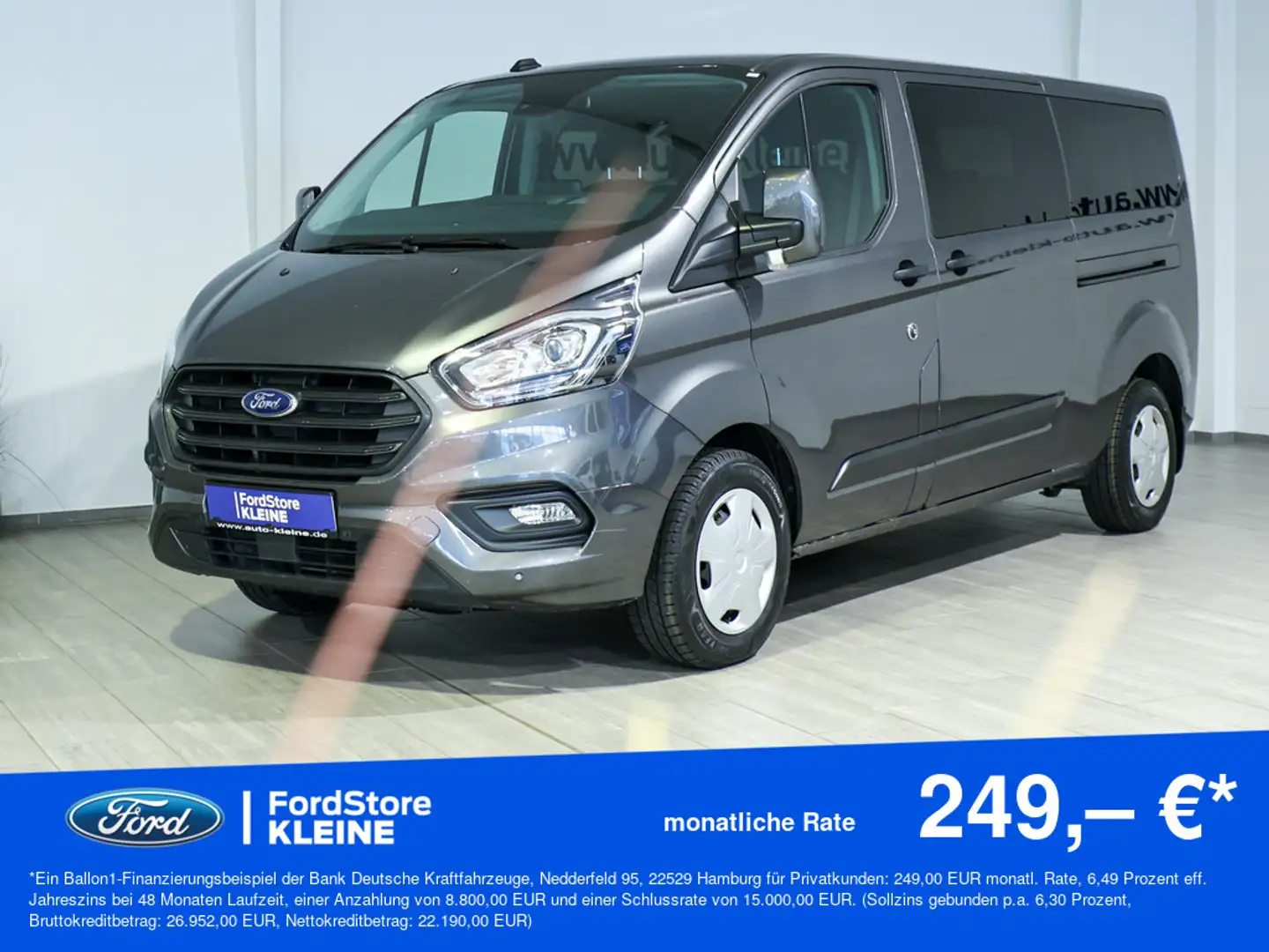 Ford Transit Custom Kombi Trend 340 L2H1 2,0l TDCI Grau - 1