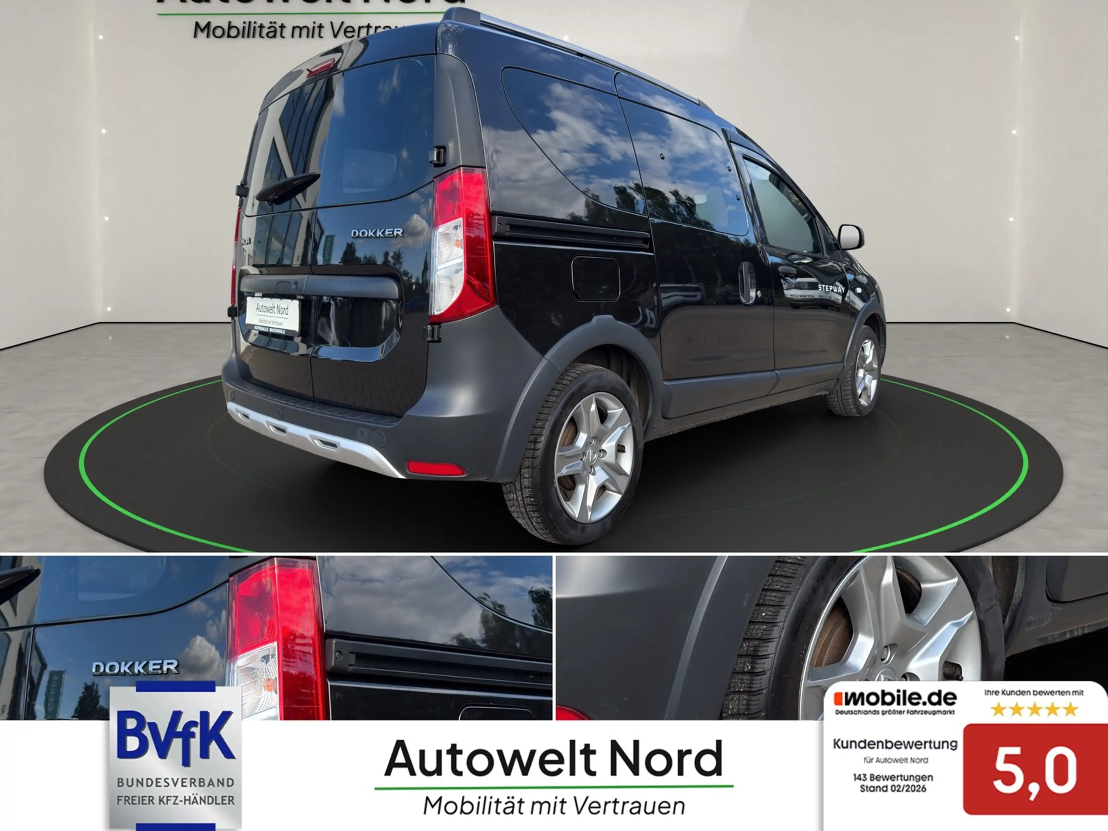 Dacia Dokker Stepway Plus TCe 1.3 Benzin~R-KAMERA~KLIMA~NAVI~AH — photo 5
