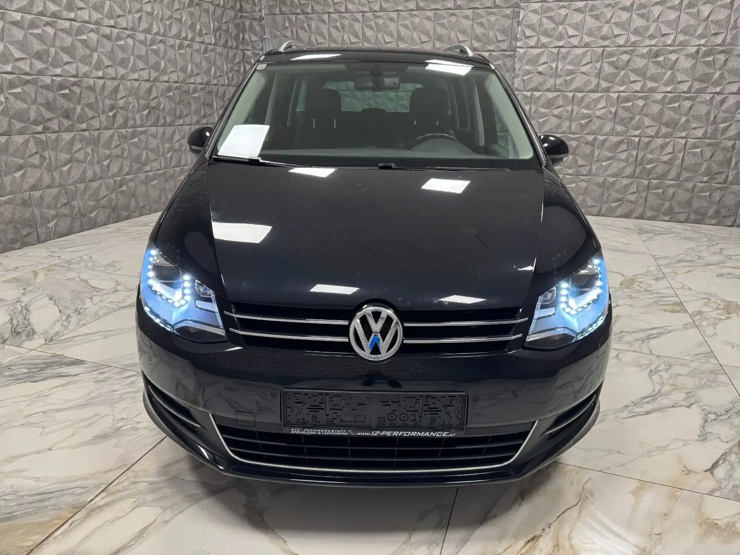 Volkswagen Sharan Highline BMT 4Motion 7Sitzer**VOLLLLL** Schwarz - 1