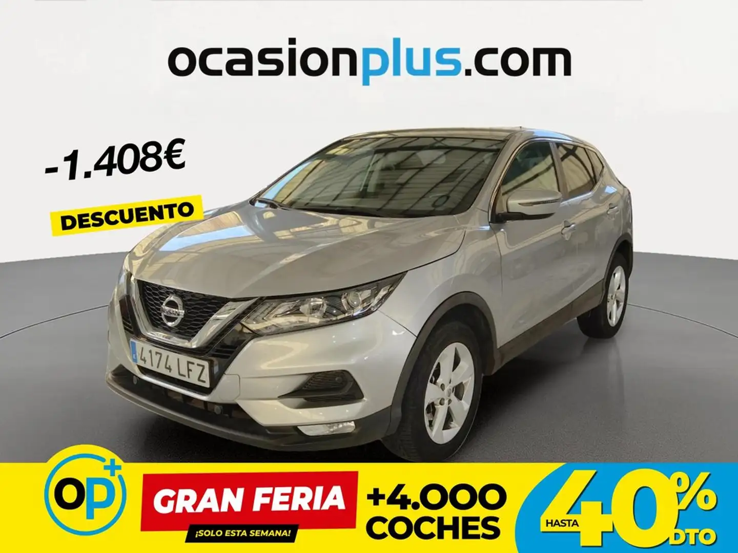 Nissan Qashqai 1.3 DIG-T Acenta 4x2 103kW Gris - 1