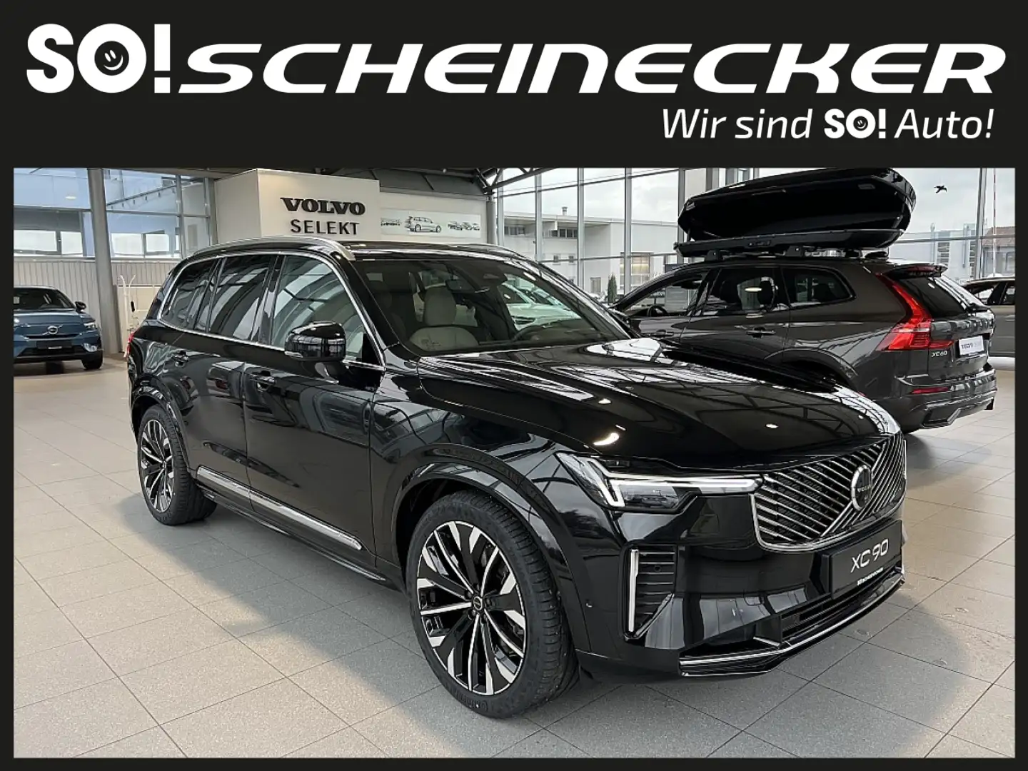 Volvo XC90 T8 AWD PHEV Ultra Bright Schwarz - 1