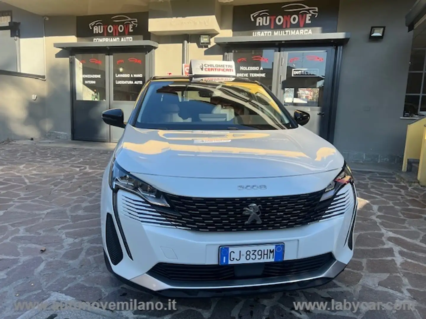 Peugeot 3008 Hybrid 225 e-EAT8 Allure Pack SOLO 8000 KM -PREZZO Wit - 1