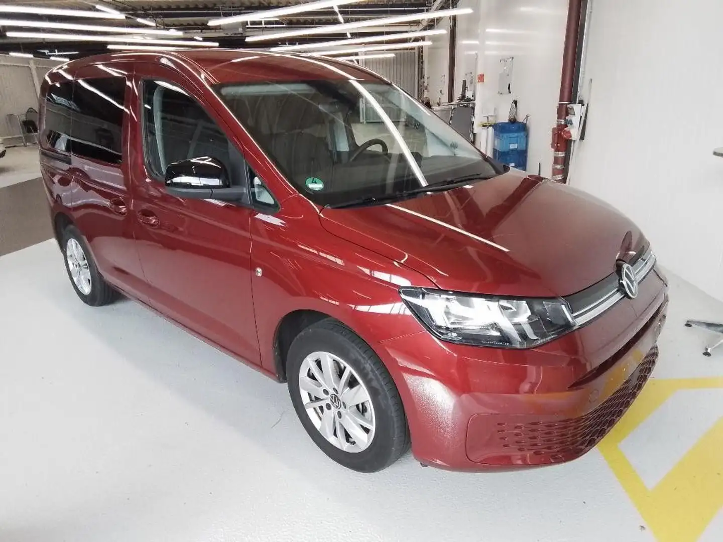 Volkswagen Caddy Life TDI DSG DAB GRA Navi SHZ PDC Vorb.AHK Rot - 1