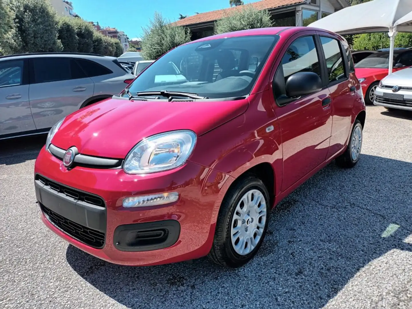 Fiat New Panda 1000 HYBRID 70 CV PDC ITALIA Rosso - 2