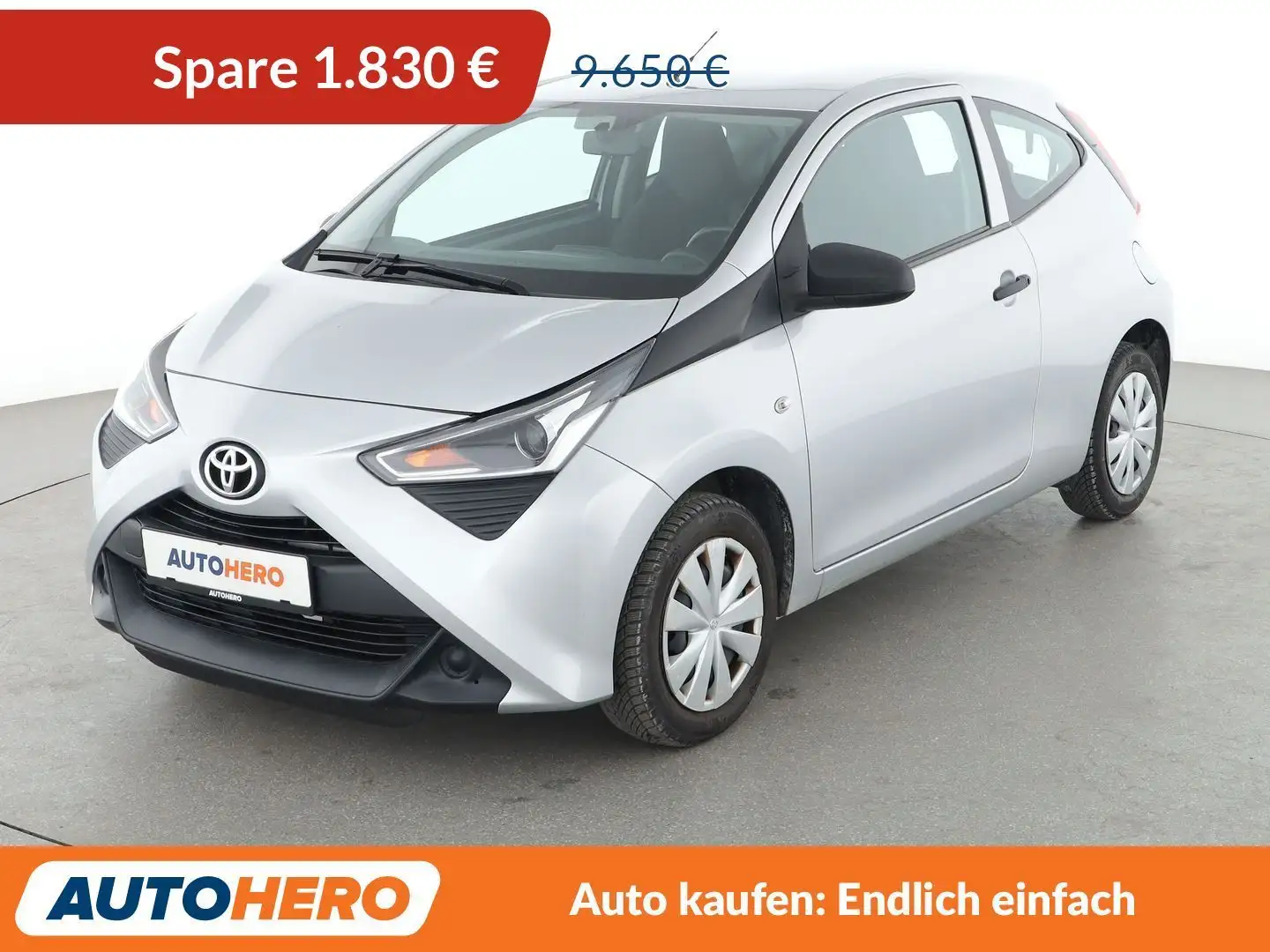 Toyota Aygo 1.0-VVT-i X*KLIMA*BLUETOOTH* Silber - 1