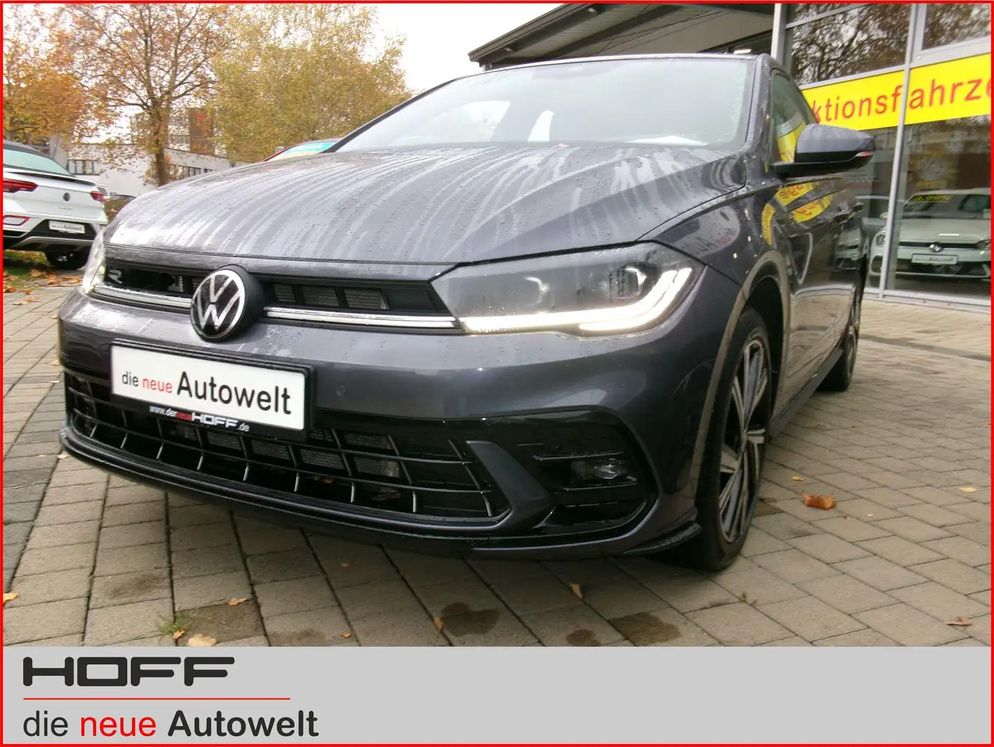 Volkswagen Polo 1.0 TSI R-Line Matrix Pano Kamera SHZ DAB+ APP Grau - 2