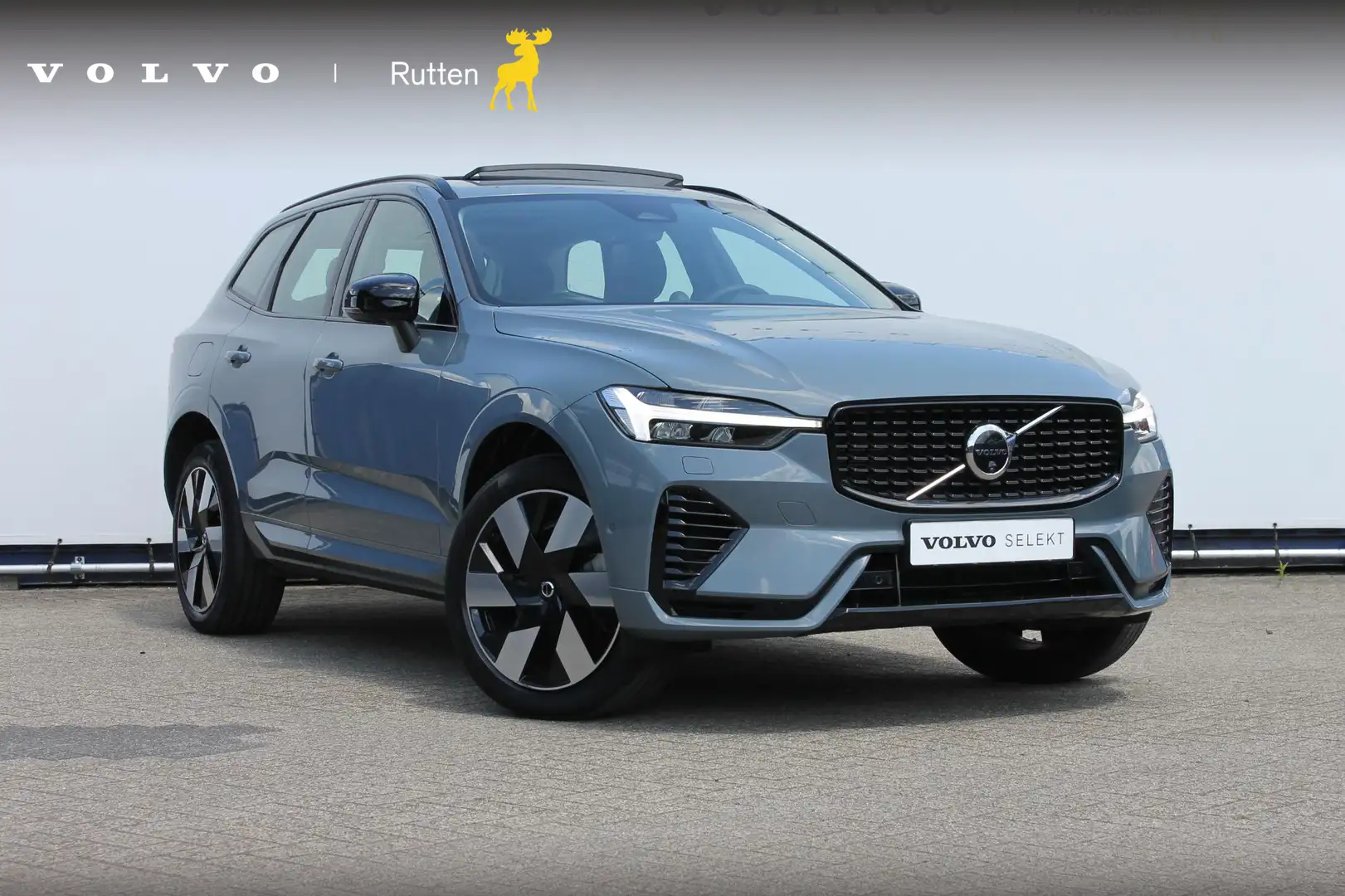 Volvo XC60 2.0 T6 Plug-in hybrid AWD Ultimate Dark Trekhaak / Gris - 1