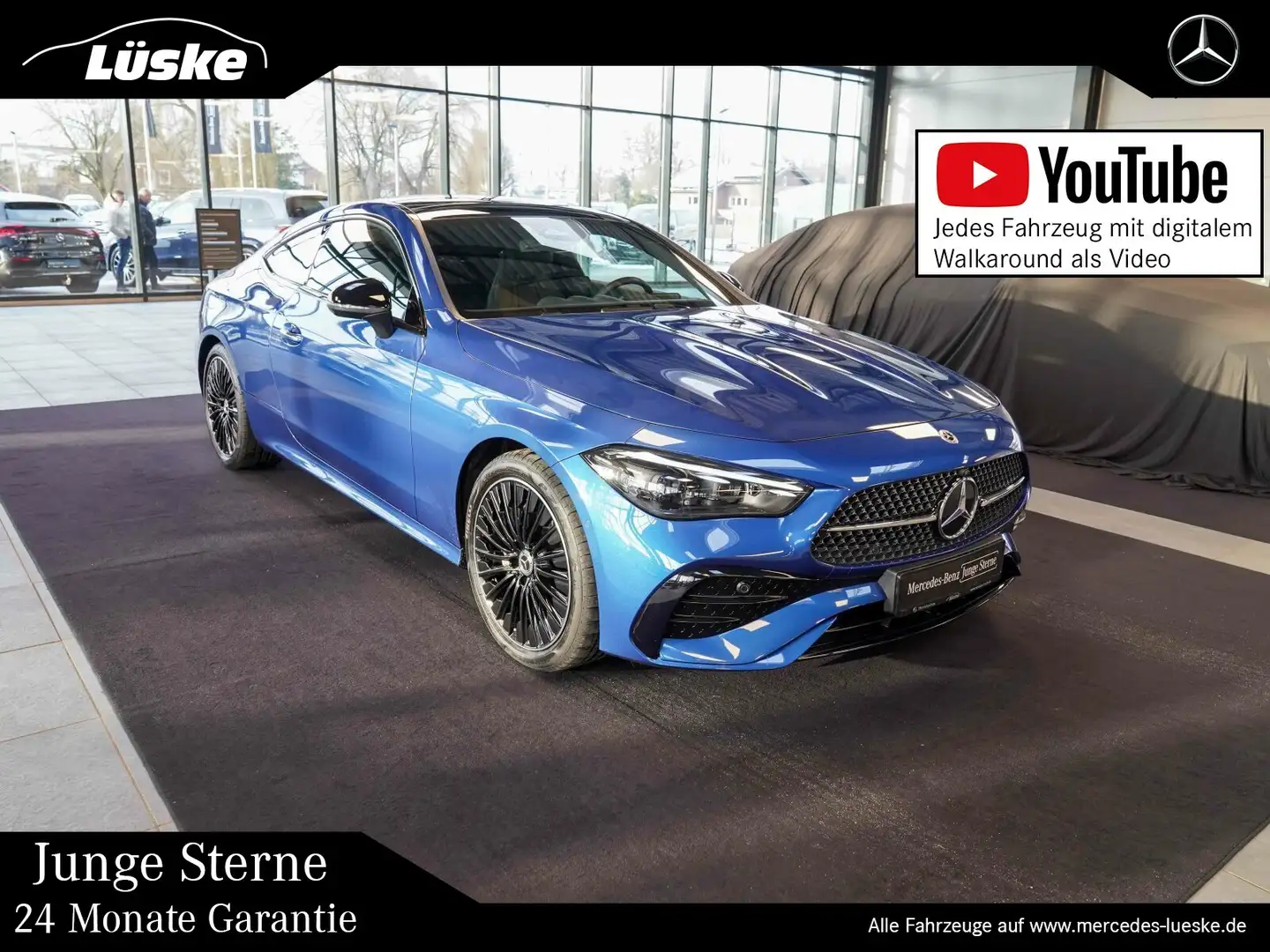 Mercedes-Benz CLE 200 CLE 200 AMG Line Night Vielspeiche Pano Sitzklim Blau - 1