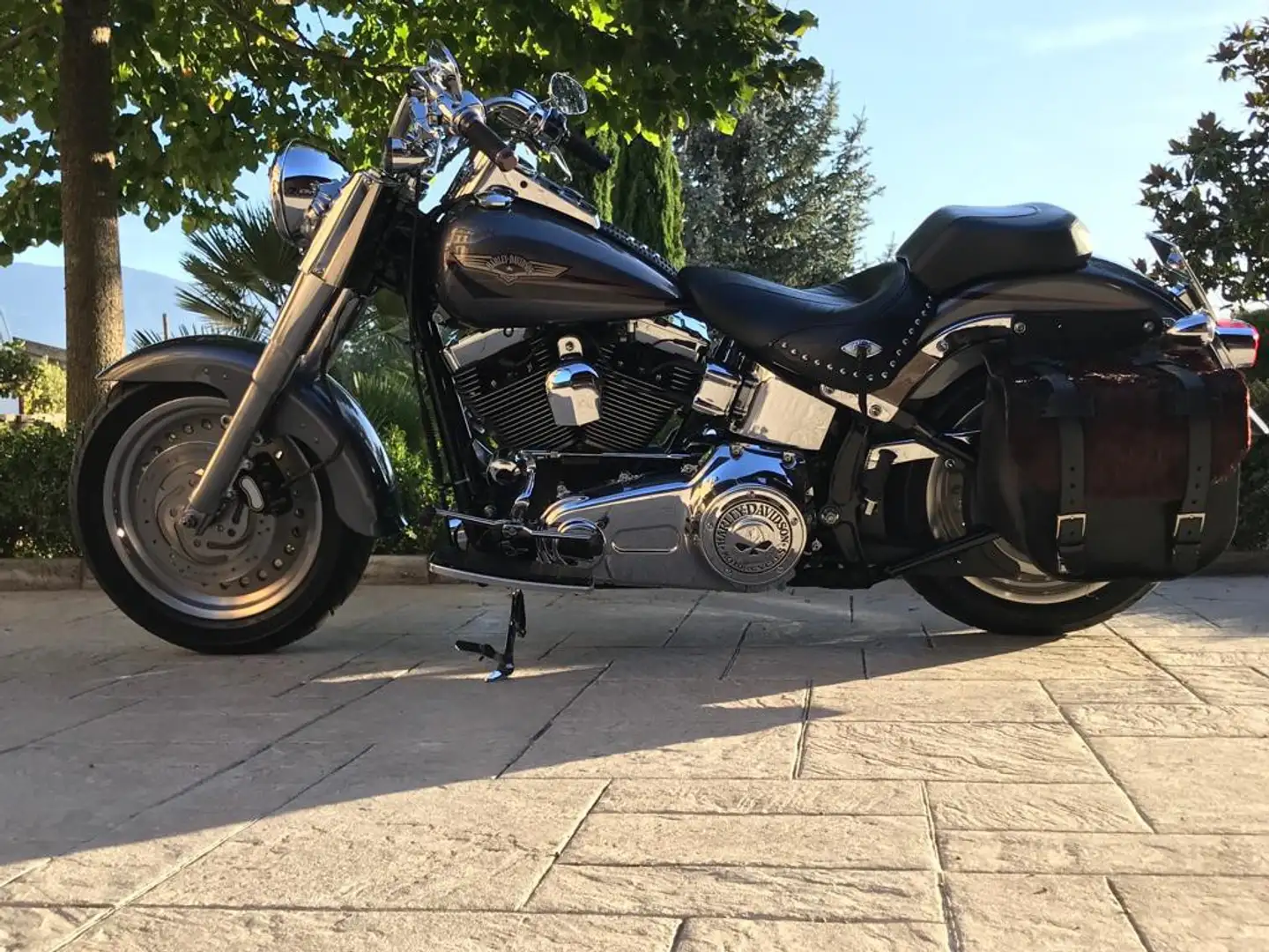 Harley-Davidson Fat Boy special Gris - 1
