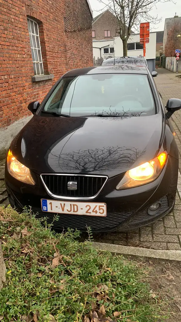 SEAT Ibiza In top staat 1.2 TDI 5D Airco CruisContr ElektrRam Noir - 1