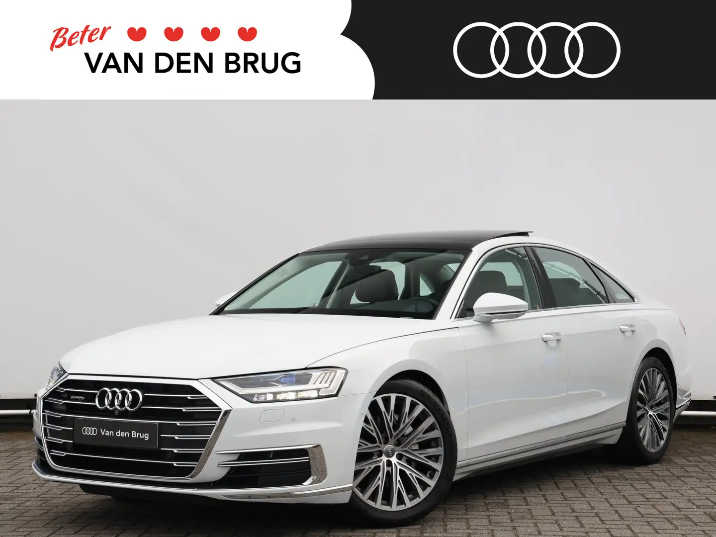 Audi A8 50 TDI quattro 286pk | B&O | Pano | 360° camera | White - 1