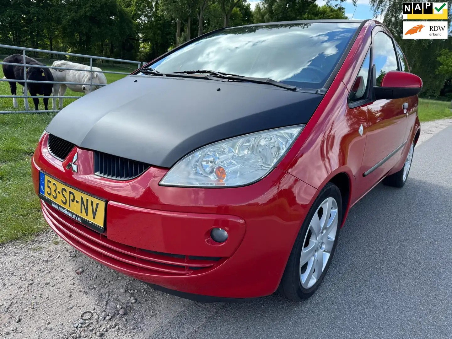 Mitsubishi Colt 1.3 Heartbeat met airco Rojo - 1