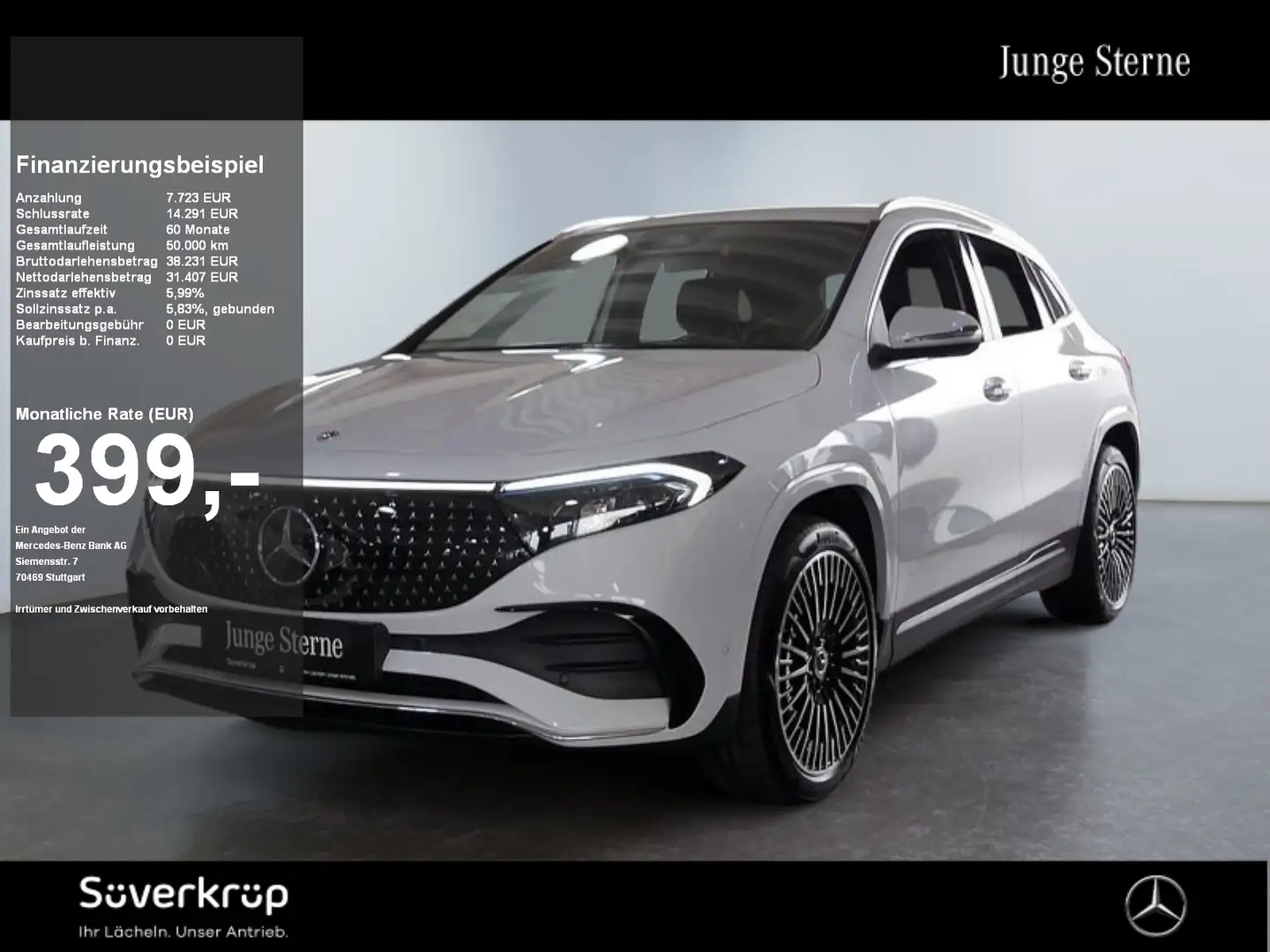 Mercedes-Benz EQA 300 4M , AMG SPUR DISTR 360 PDC SHZ Білий - 1