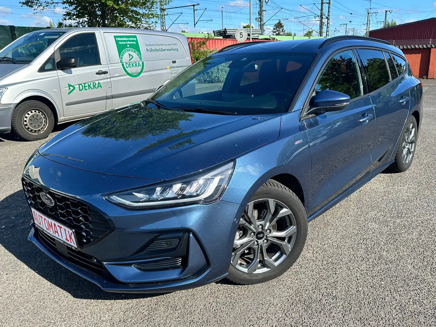 Ford Focus ST-Line Alarm, iACC, TWA, RFK, el. Klappe Blau - 1