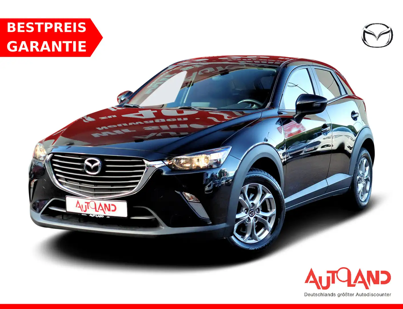 Mazda CX-3 2.0 Navi Tempomat Sitzheizung PDC Bluetooth Schwarz - 1