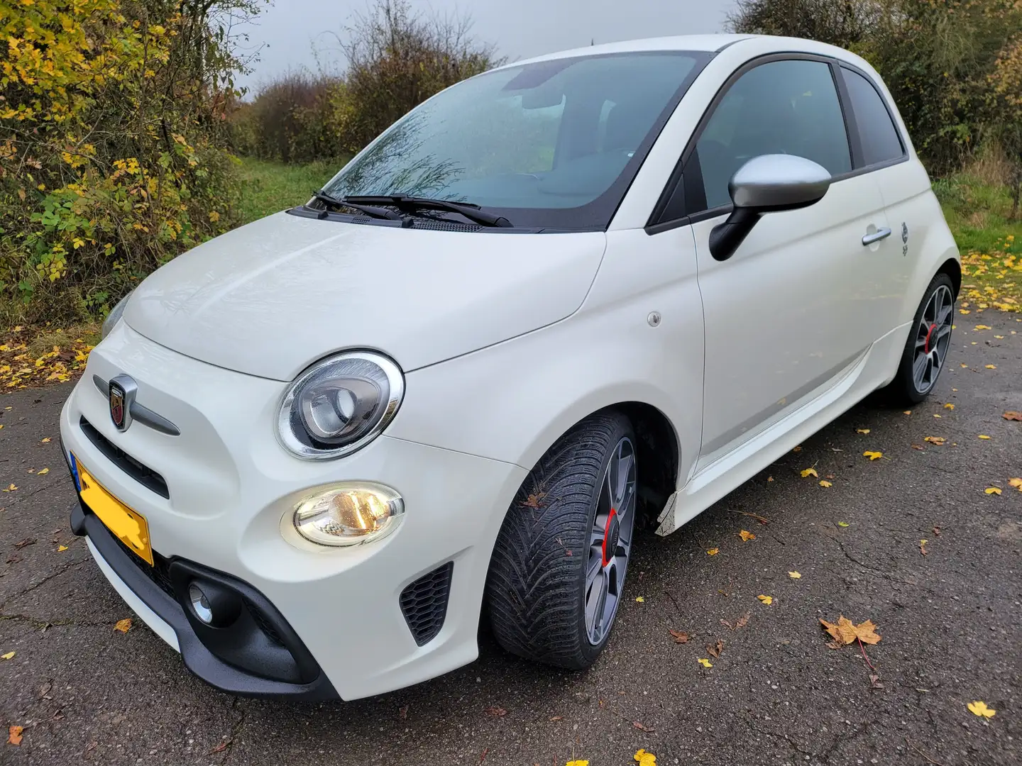 Abarth 595 Turismo 1.4 T-Jet 16V-Sportpaket-Leder-Klima-Navi Alb - 2