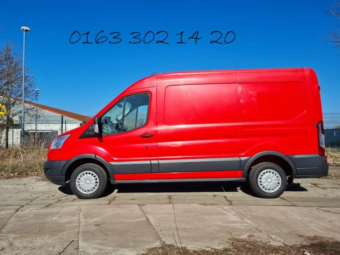 Ford Transit + HOCHDACH + KLIMA + TÜV NEU + AHK 2,8 T Rot - 2