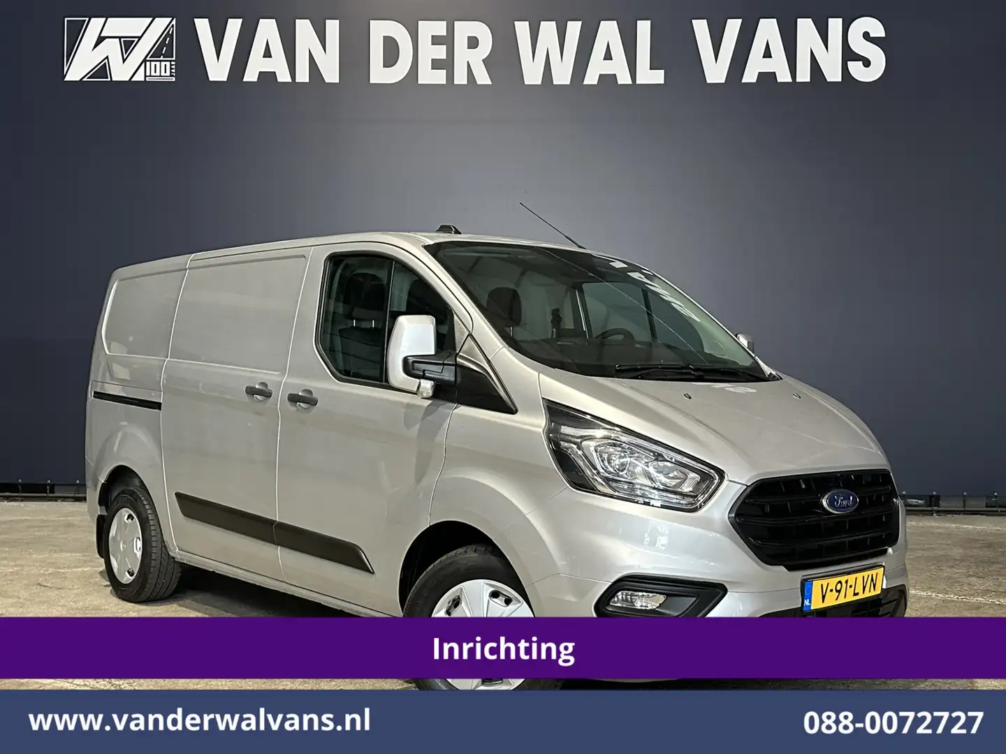 Ford Transit Custom 2.0 TDCI 131pk L1H1 Inrichting Euro6 Airco | Camer Argent - 1