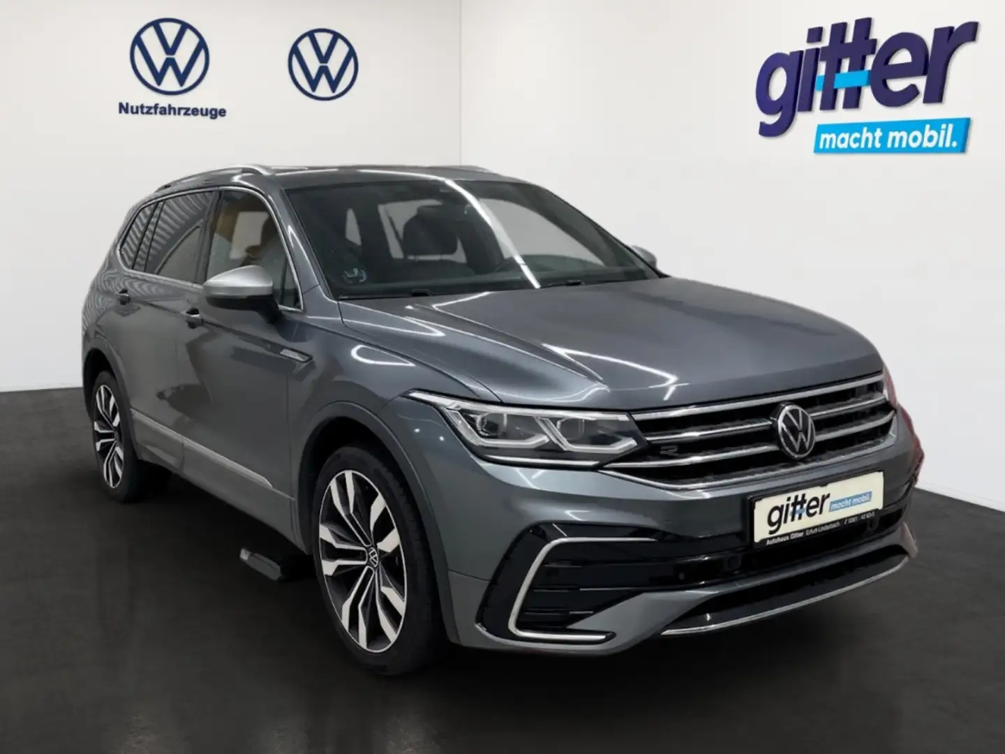 Volkswagen Tiguan Allspace R-Line 4M 20'' R.CAM MATRIX NAVIS SPORT Sportpaket Grau - 2