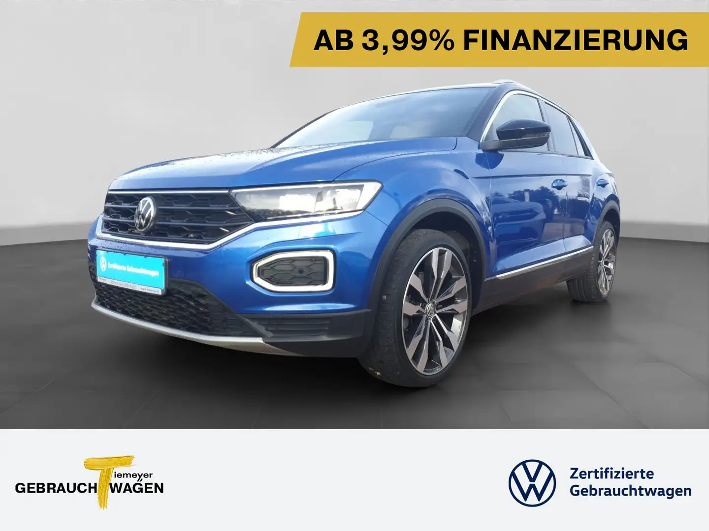 Volkswagen T-Roc 2.0 TDI DSG SPORT LED ST.HEIZ PANO AHK Blau - 1