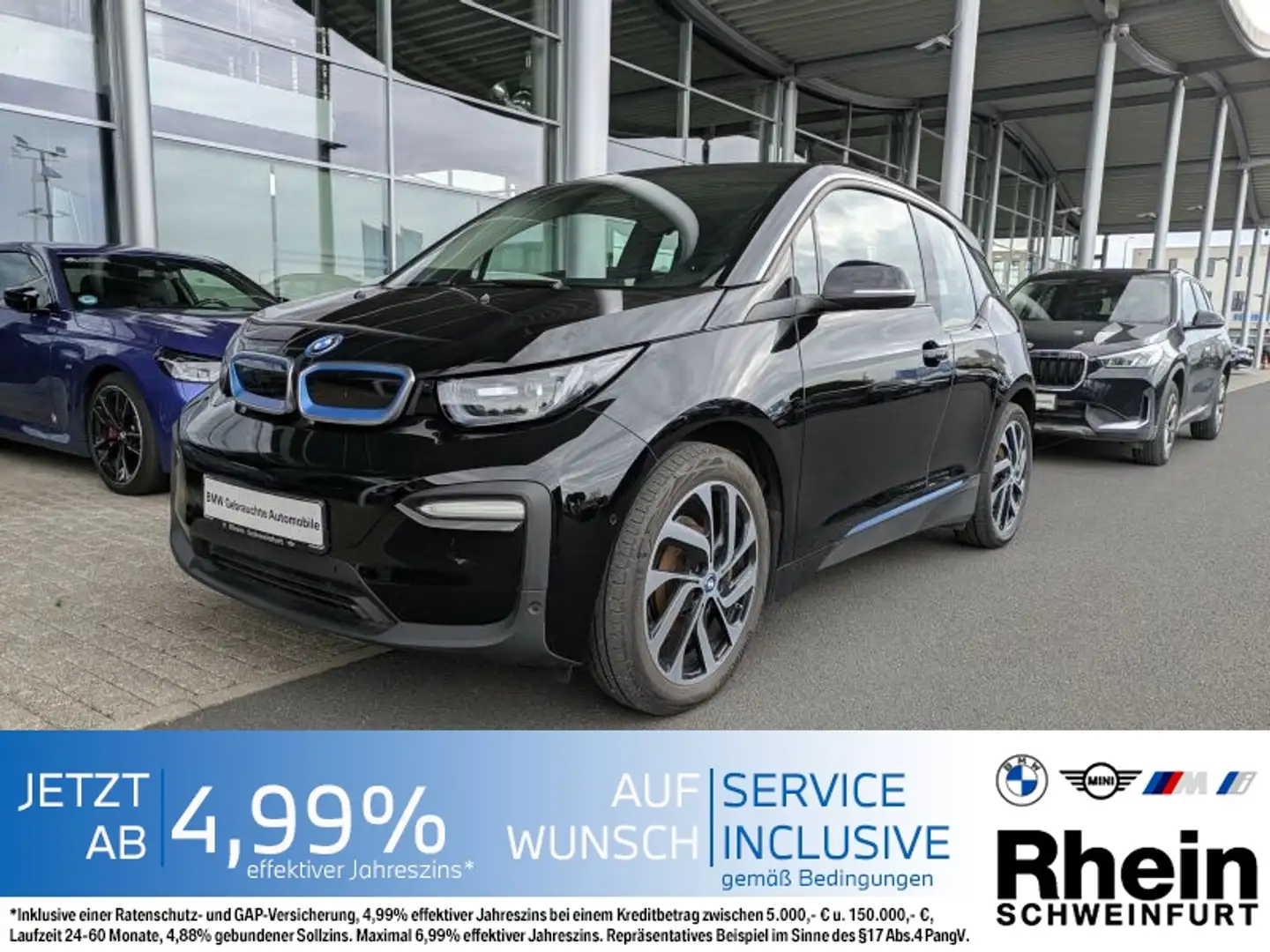 BMW i3 120Ah Navi Prof. Kamera. Park.Ass. Negro - 1