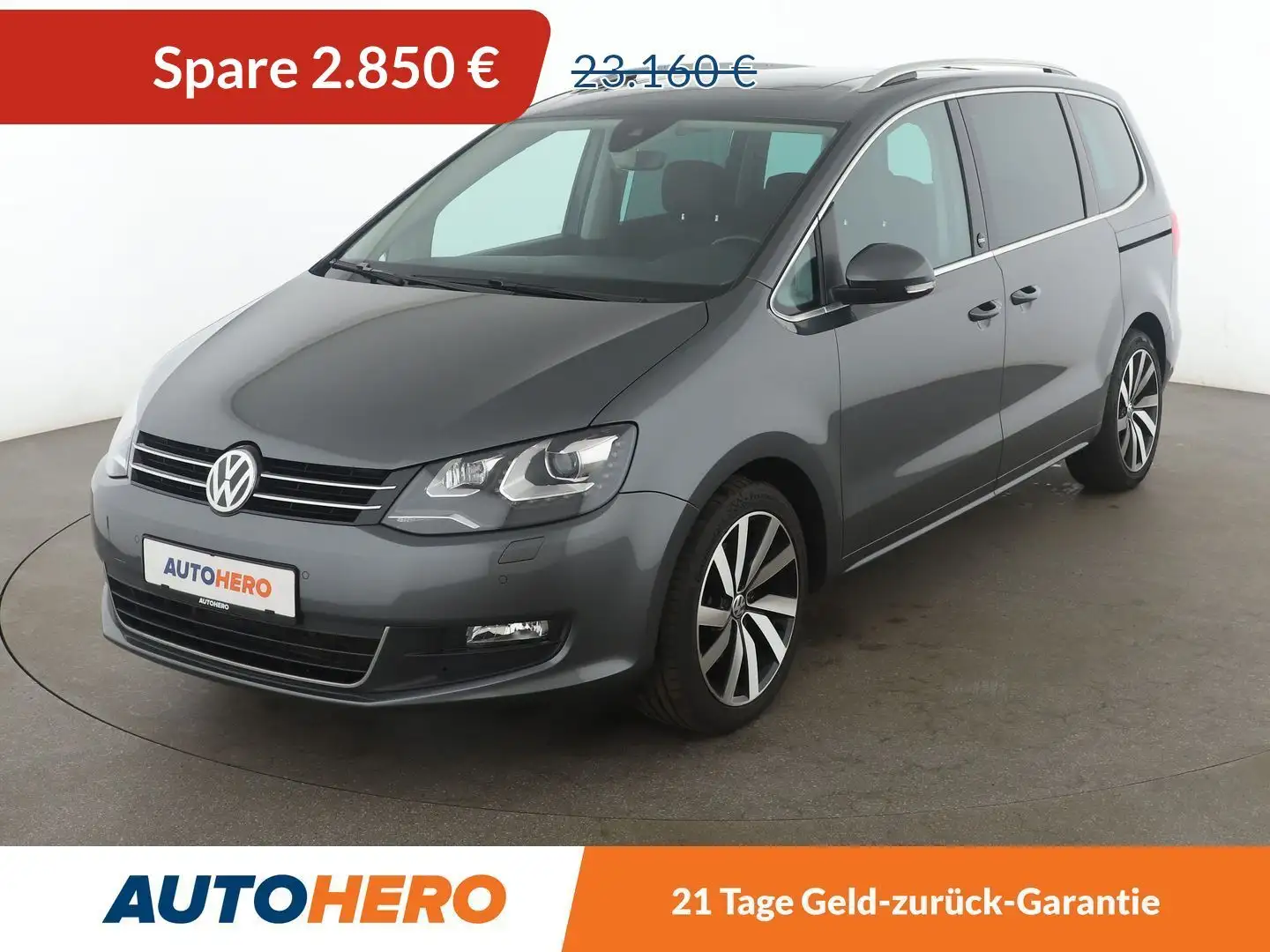Volkswagen Sharan 2.0 TDI Sound BM*NAVI*XENON*ACC*CAM*SPUR*PDC* Szürke - 1