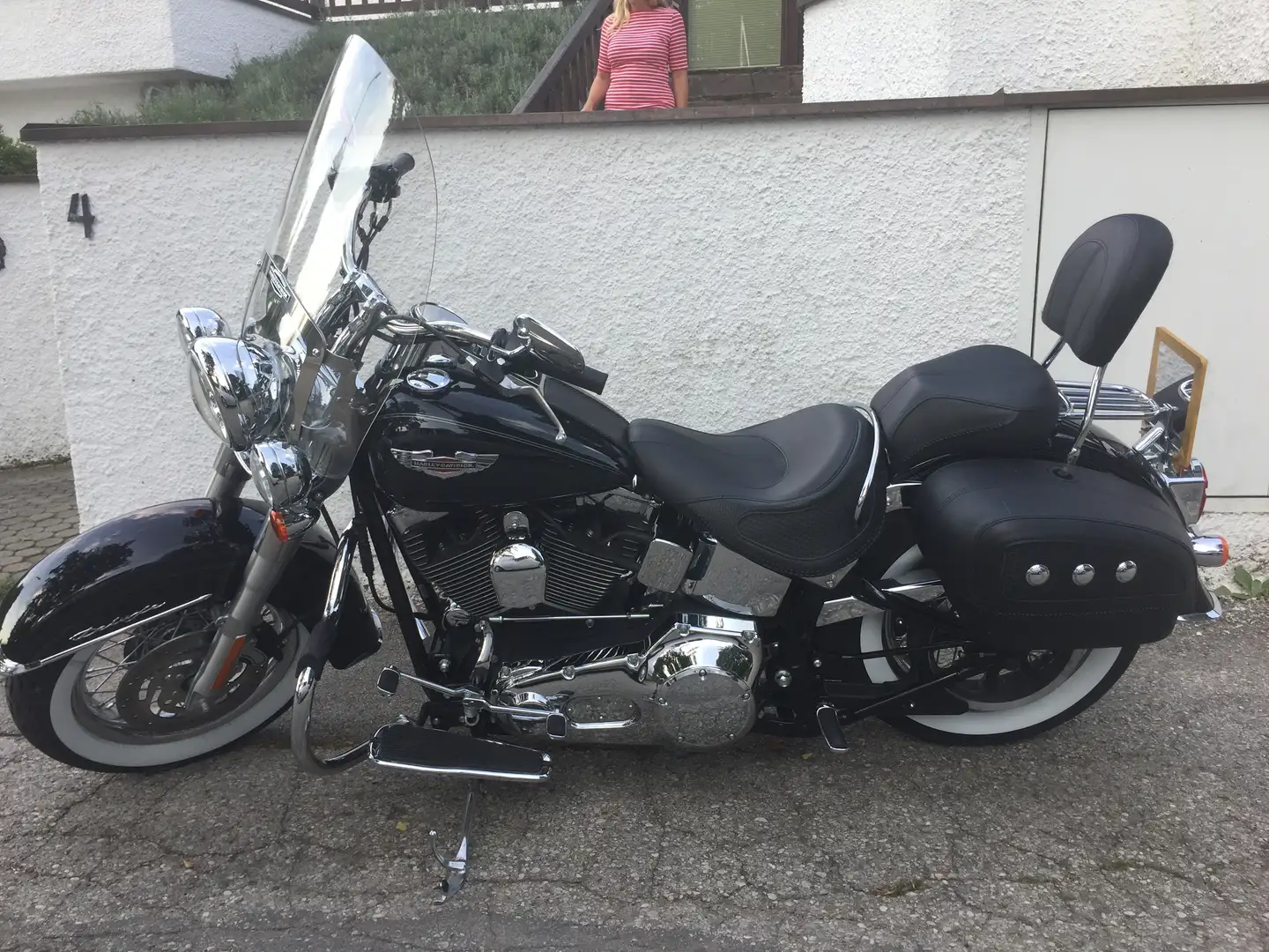 Harley-Davidson Softail Neuwertig! Schwarz - 1