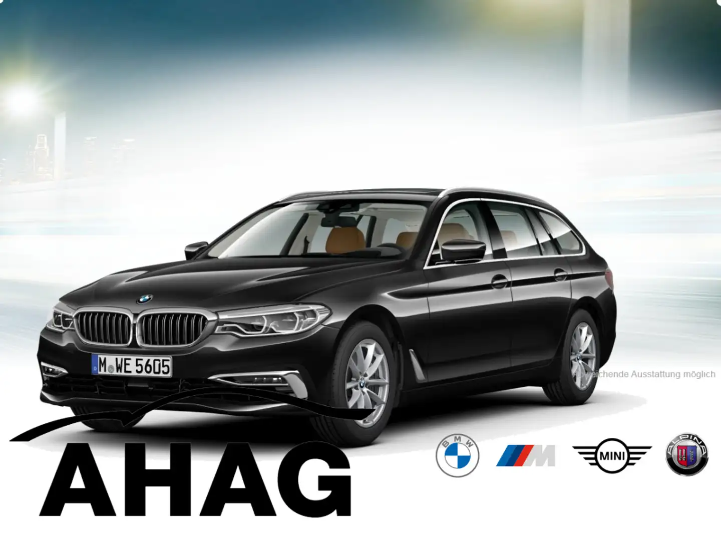 BMW 530 i Touring Luxury Line Innovationsp. Aut. HIFI Black - 2