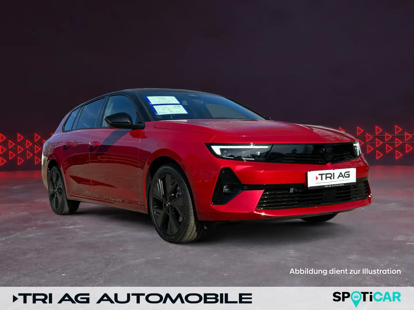Opel Astra Sports Tourer Electric GS GRA PDC SHZ Radi Rood - 1