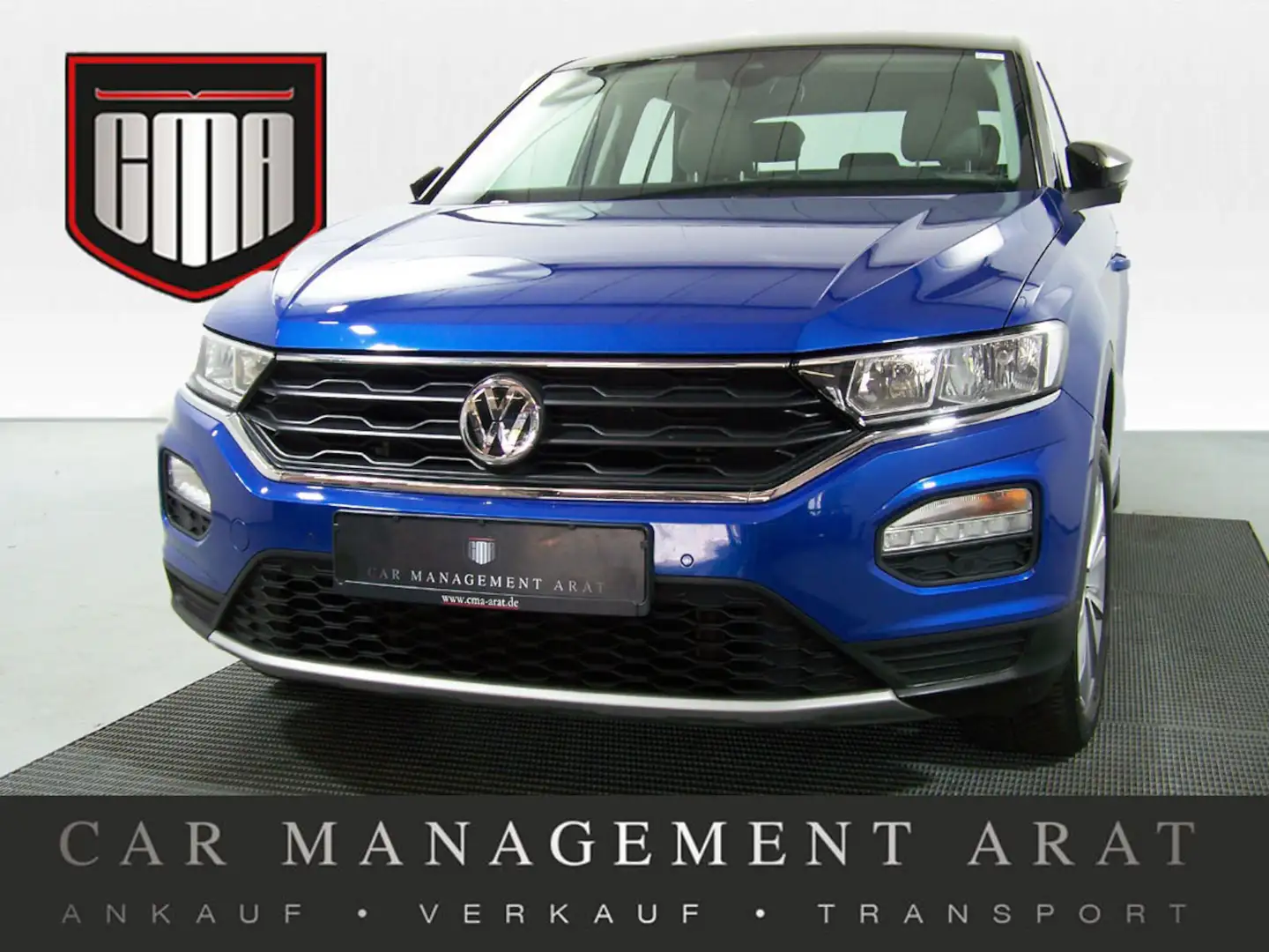Volkswagen T-Roc 1.0 TSI Style LEDER+SITZH+PDC+DAB Bleu - 1
