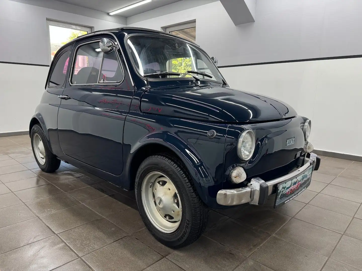 Fiat 500 Cabrio Faltdach/Top Zustand/2.Hand/Tüv Neu/ Azul - 2