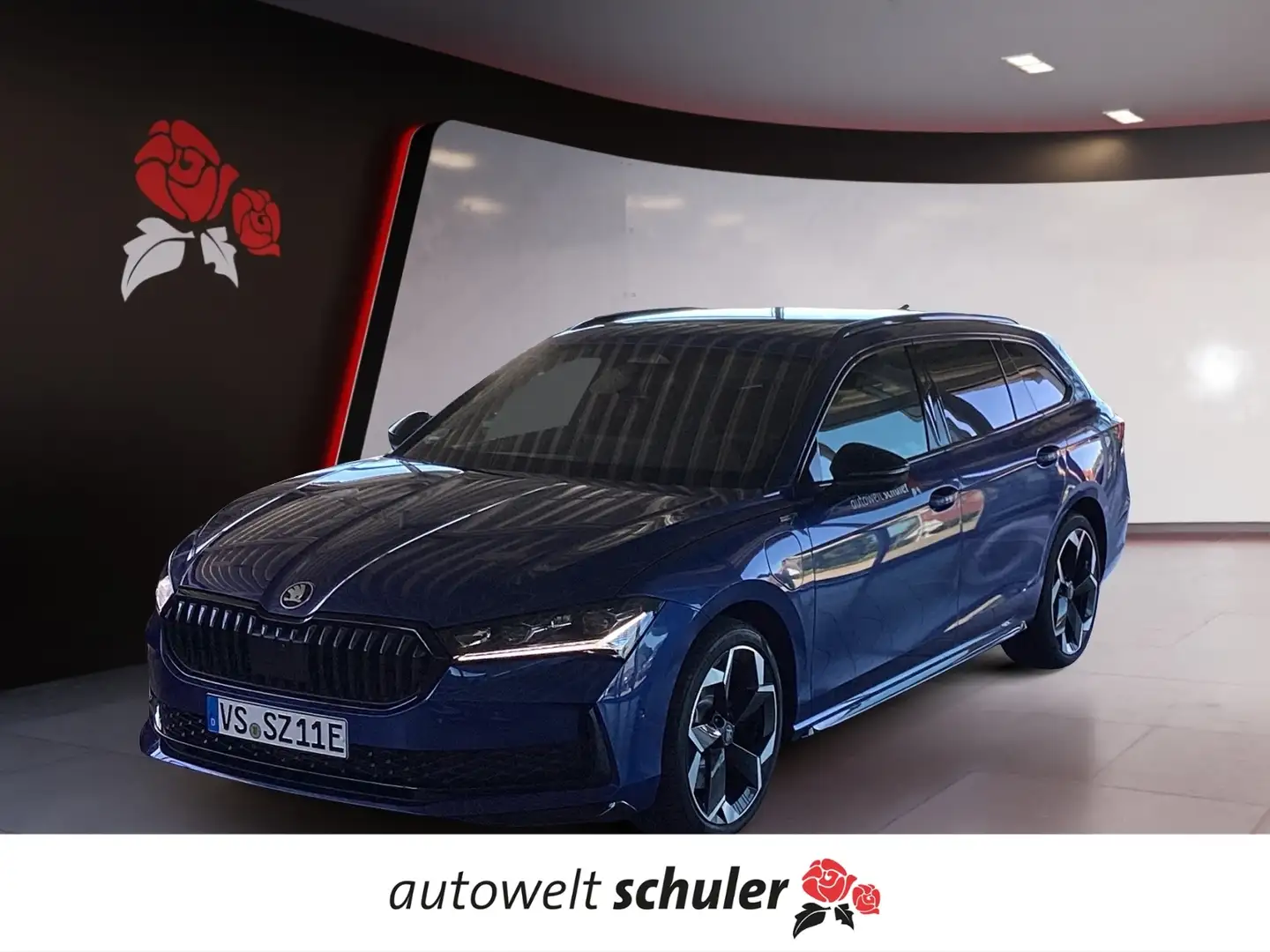 Skoda Superb Combi 1.5 TSI iV  Sportline AHK Blu/Azzurro - 1