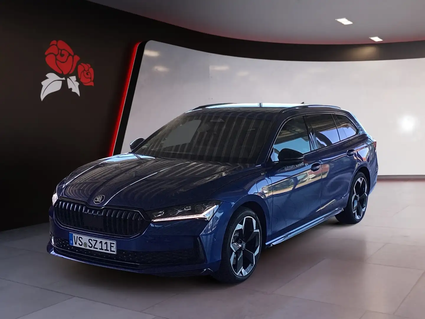 Skoda Superb Combi 1.5 TSI iV  Sportline AHK Blu/Azzurro - 2