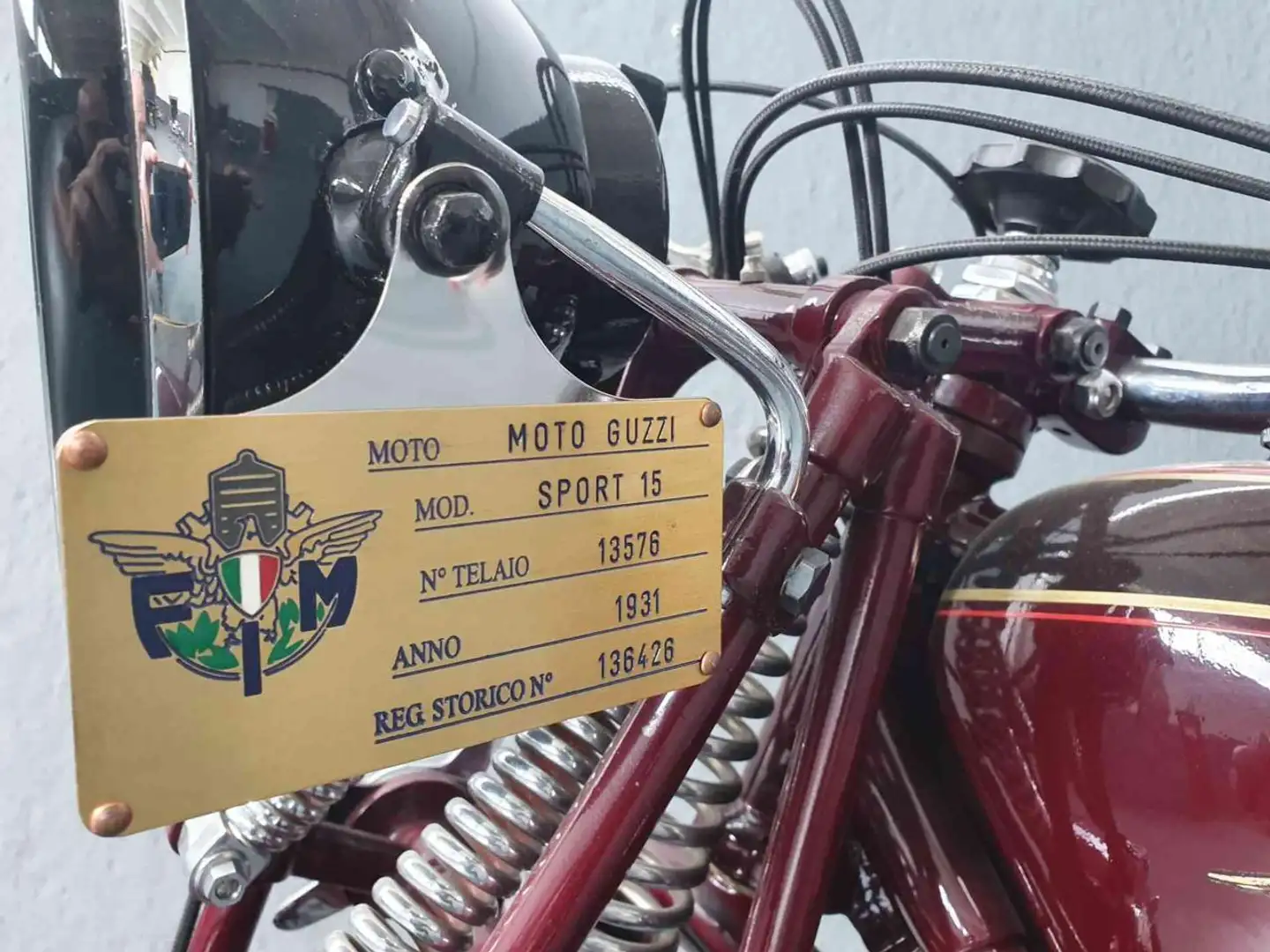 Moto Guzzi Sport 15 Restaurata / Scambio Червоний - 2